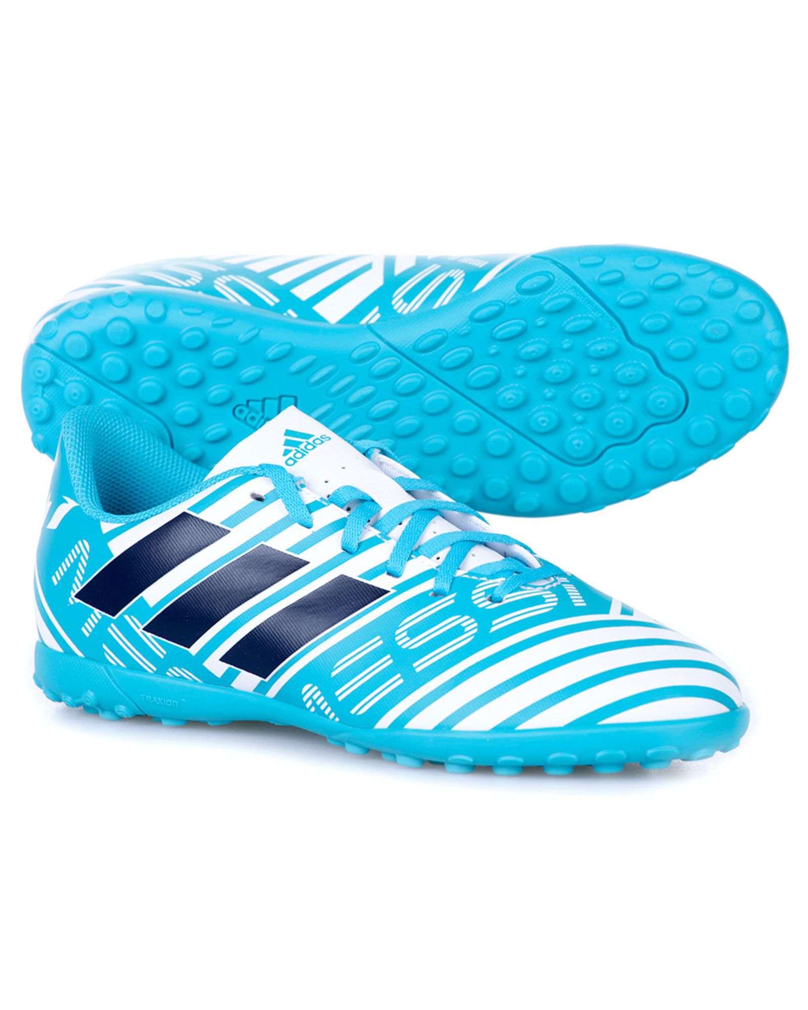 Botas de Fútbol Nemeziz Messi 17.4 TF Junior Azul Celeste - Fútbol Factory