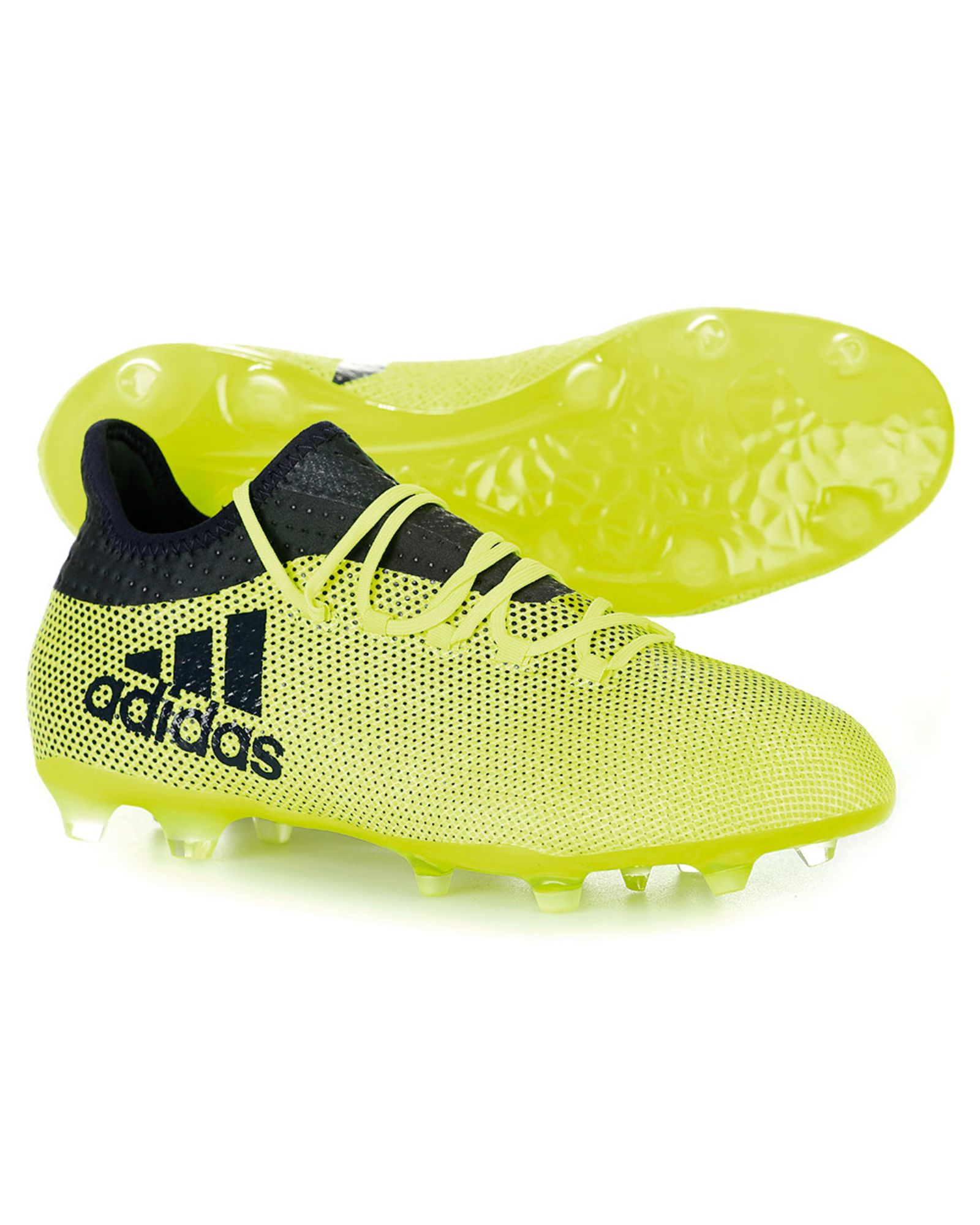 Botas de Fútbol X 17.2 FG Amarillo Negro - Fútbol Factory