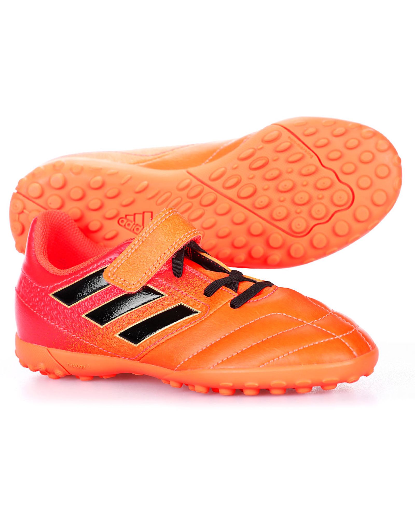 Botas de Fútbol ACE 17.4 TF Junior Naranja Negro - Fútbol Factory