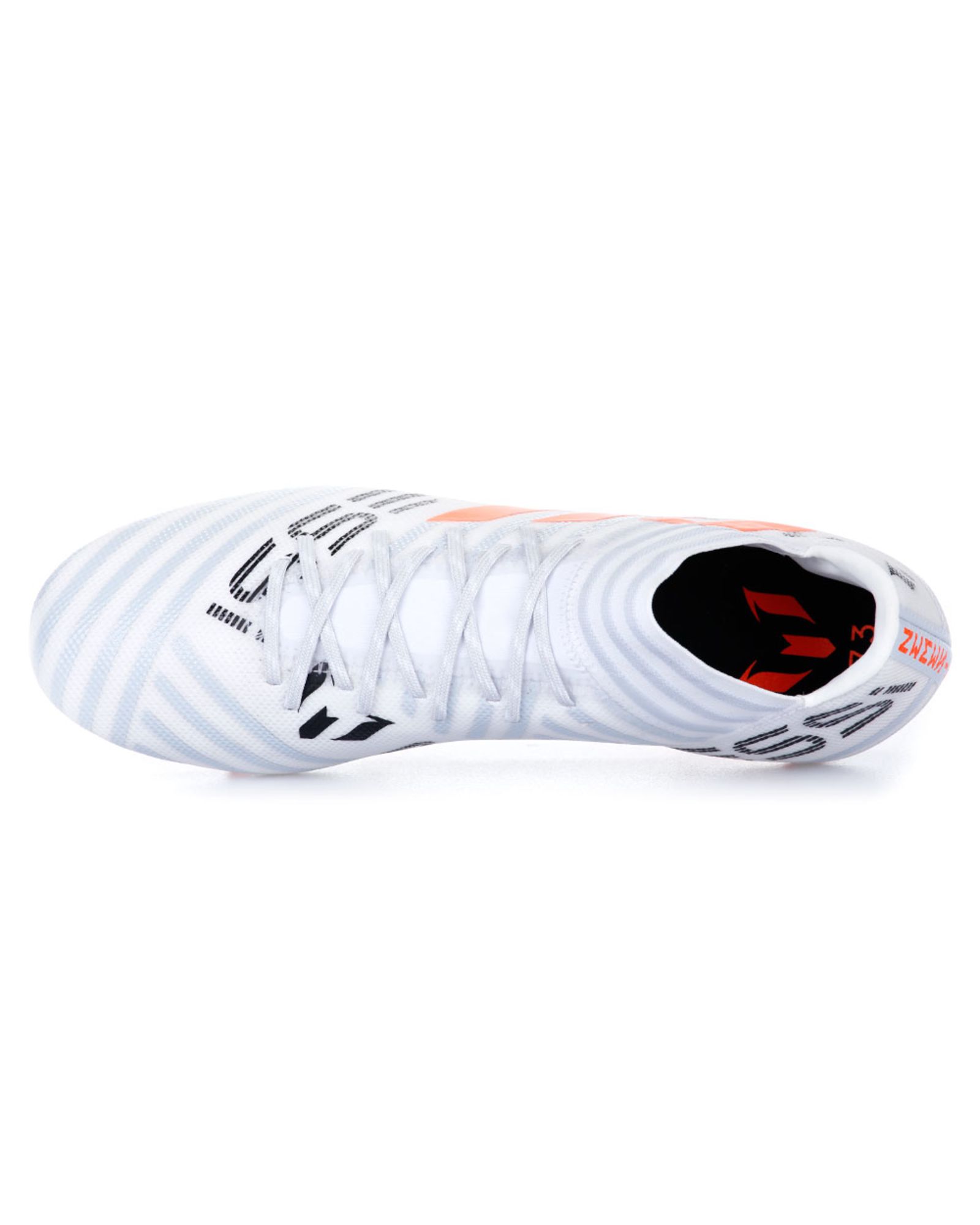 Botas de Fútbol Nemeziz Messi 17.3 FG Blanco Naranja - Fútbol Factory