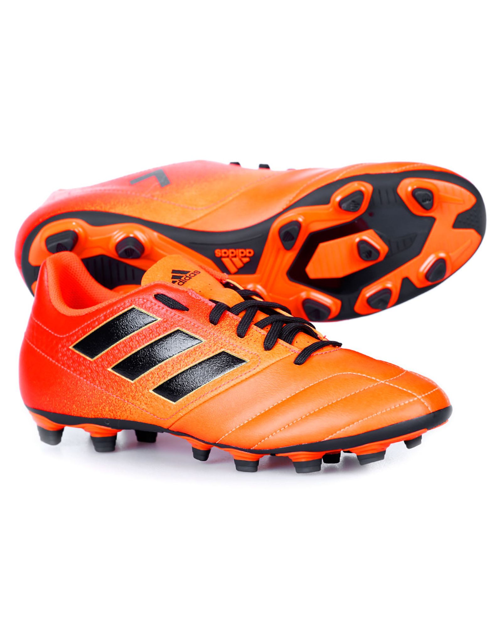 Botas de Fútbol ACE 17.4 FxG Naranja Negro - Fútbol Factory