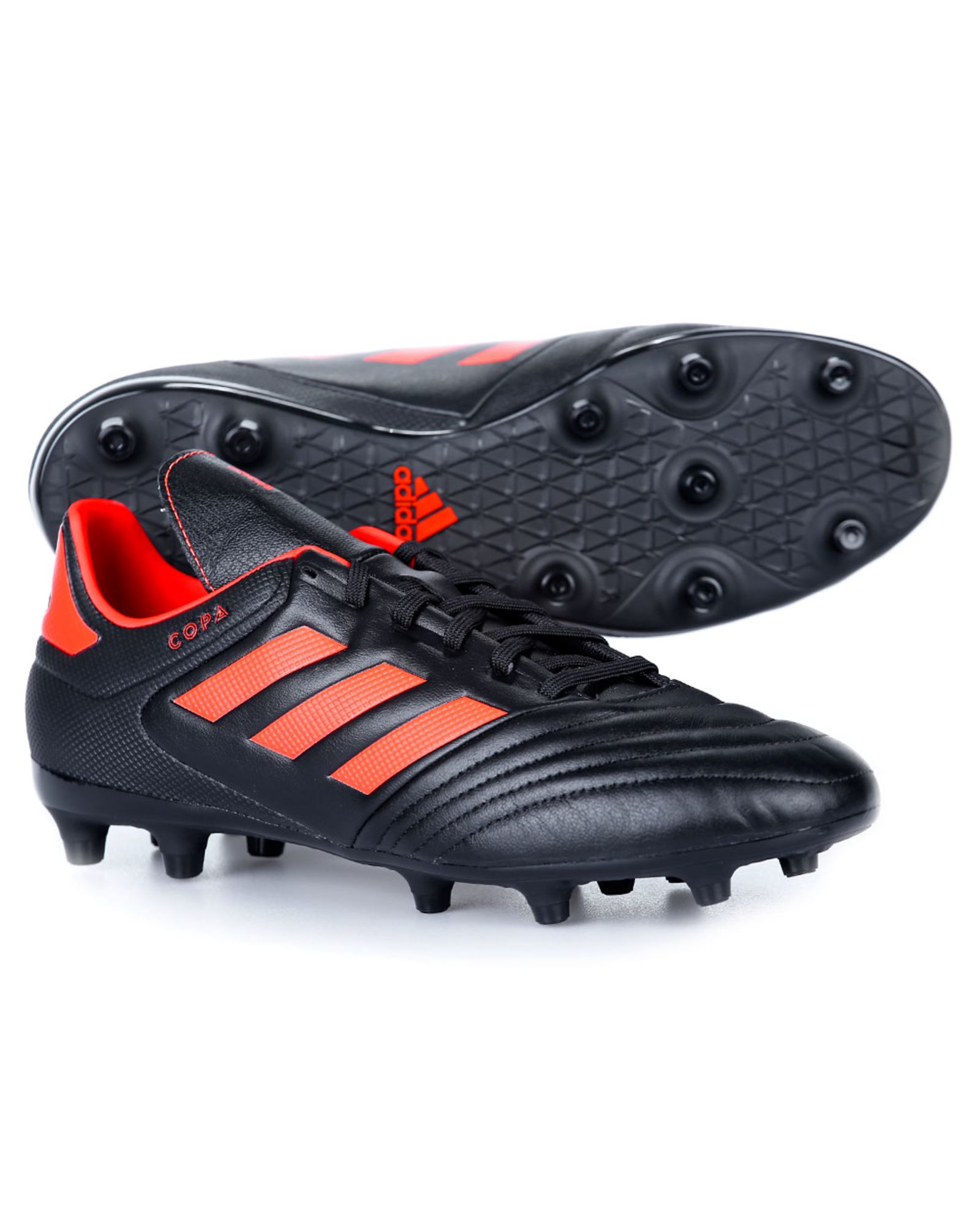 Botas de Fútbol Copa 17.3 FG Negro Naranja - Fútbol Factory