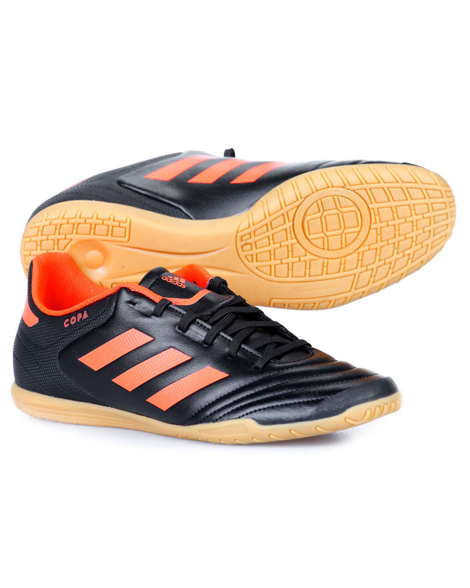 Zapatillas de Fútbol Sala 17.4 IN Negro Naranja - Fútbol Factory