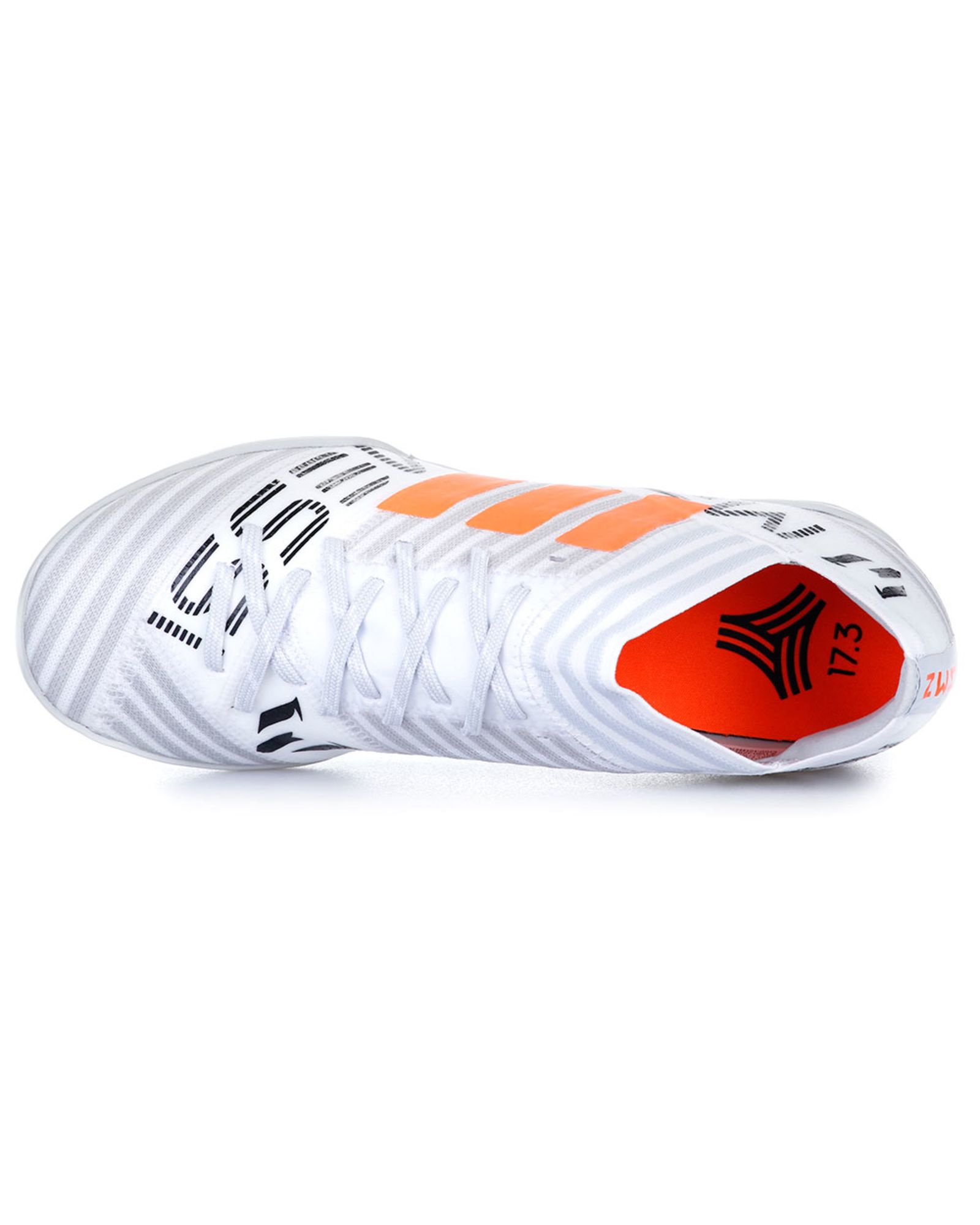 Botas de Fútbol Nemeziz Messi Tango 17.3 TF Junior Blanco Naranja - Fútbol Factory