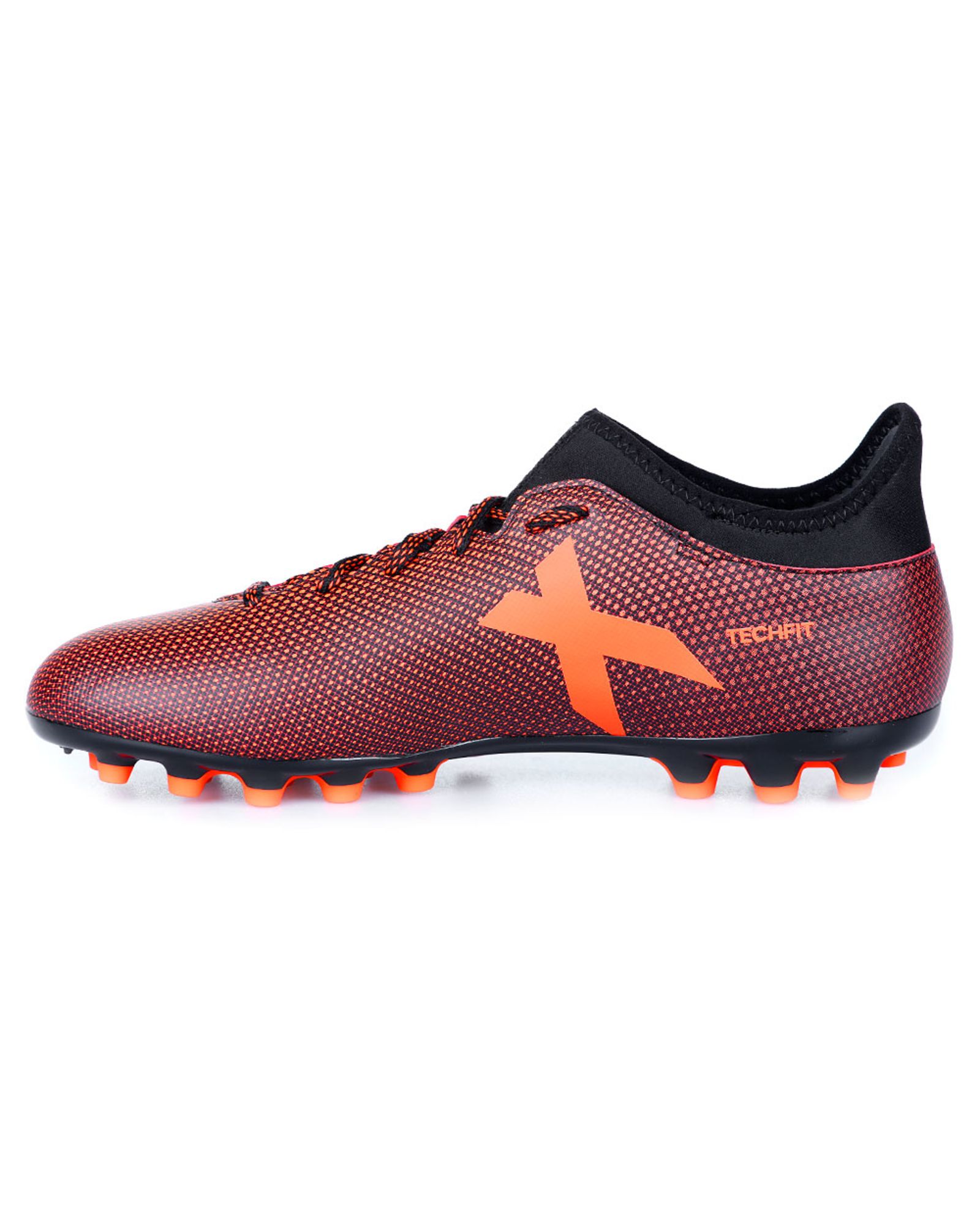 Botas de Fútbol X 17.3 AG Negro Naranja - Fútbol Factory