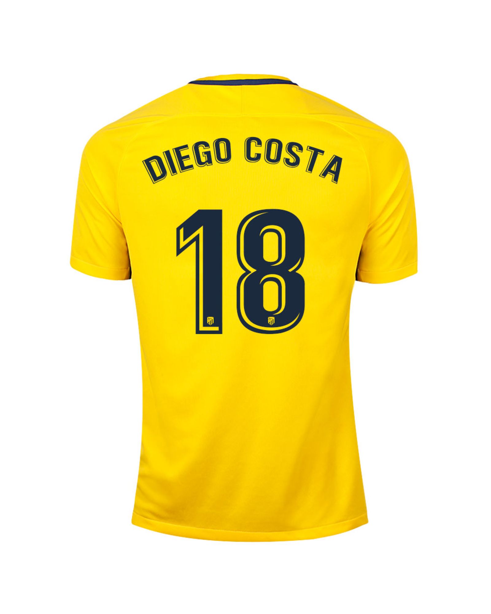 Camiseta 2ª Atlético de Madrid 2017/2018 Diego Costa Stadium Amarilla - Fútbol Factory