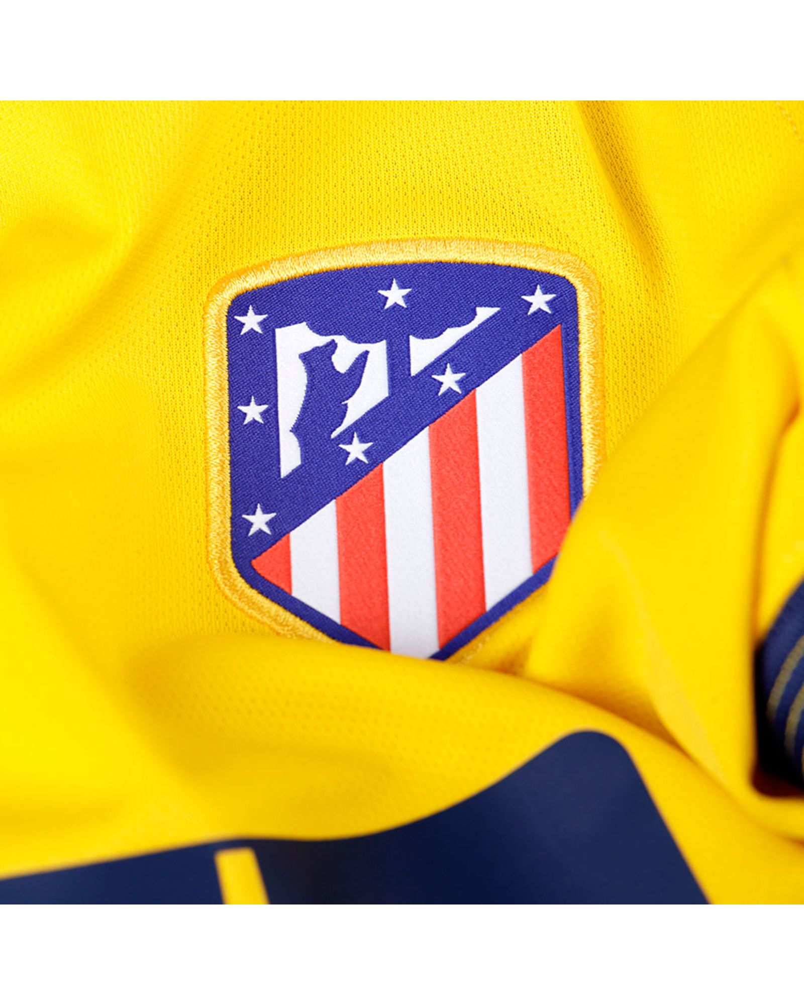 Camiseta 2ª Atlético de Madrid 2017/2018 Junior Stadium Amarilla - Fútbol Factory