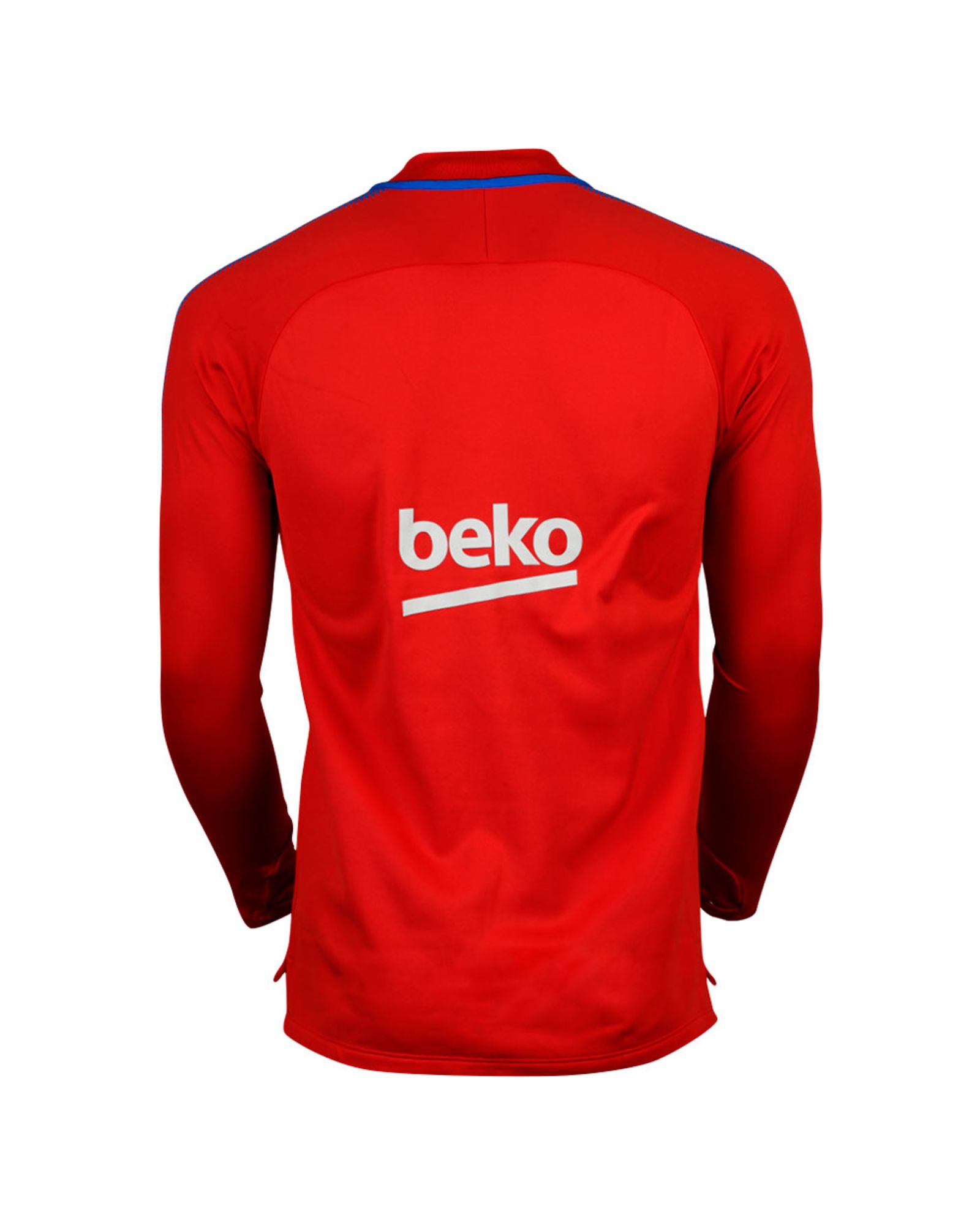 Sudadera de Training FC Barcelona Dry Squad Drill 1/4 2017/2018 Rojo - Fútbol Factory