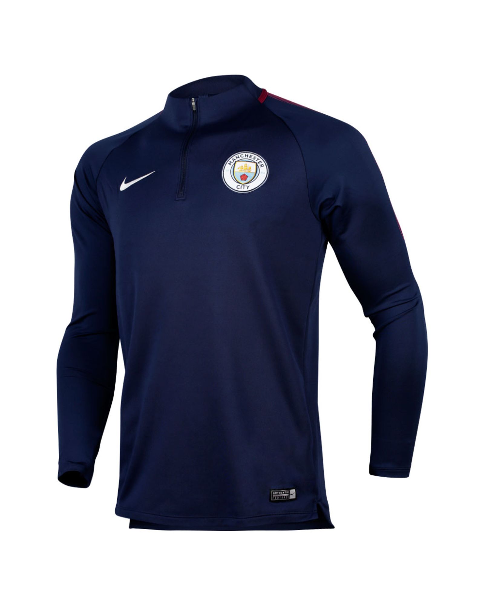 Sudadera de Training Manchester City Dry Squad Drill 1/4 2017/2018 Marino - Fútbol Factory