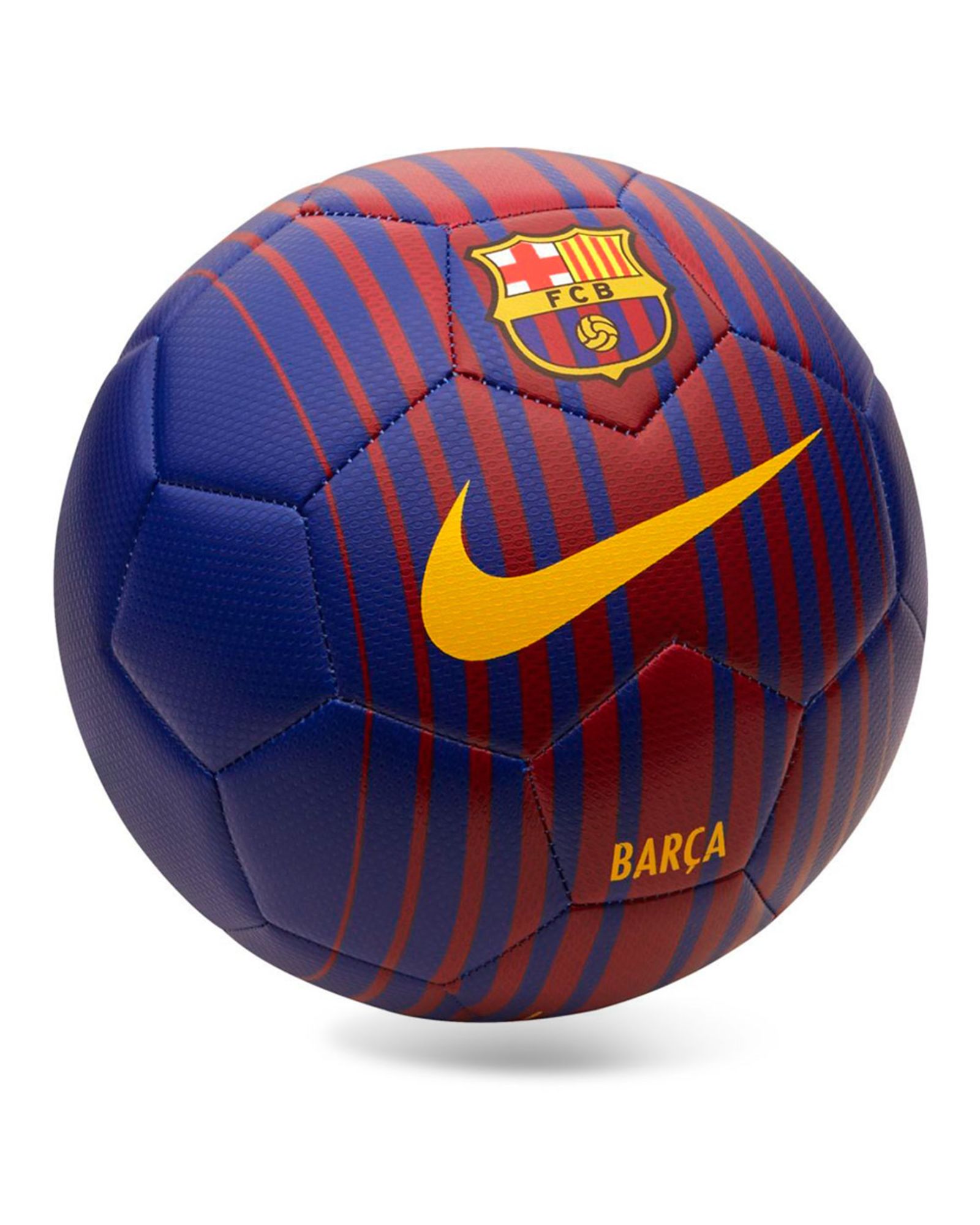 Balón de Fútbol 11 FC Barcelona 2017/2018 Azul Granate - Fútbol Factory