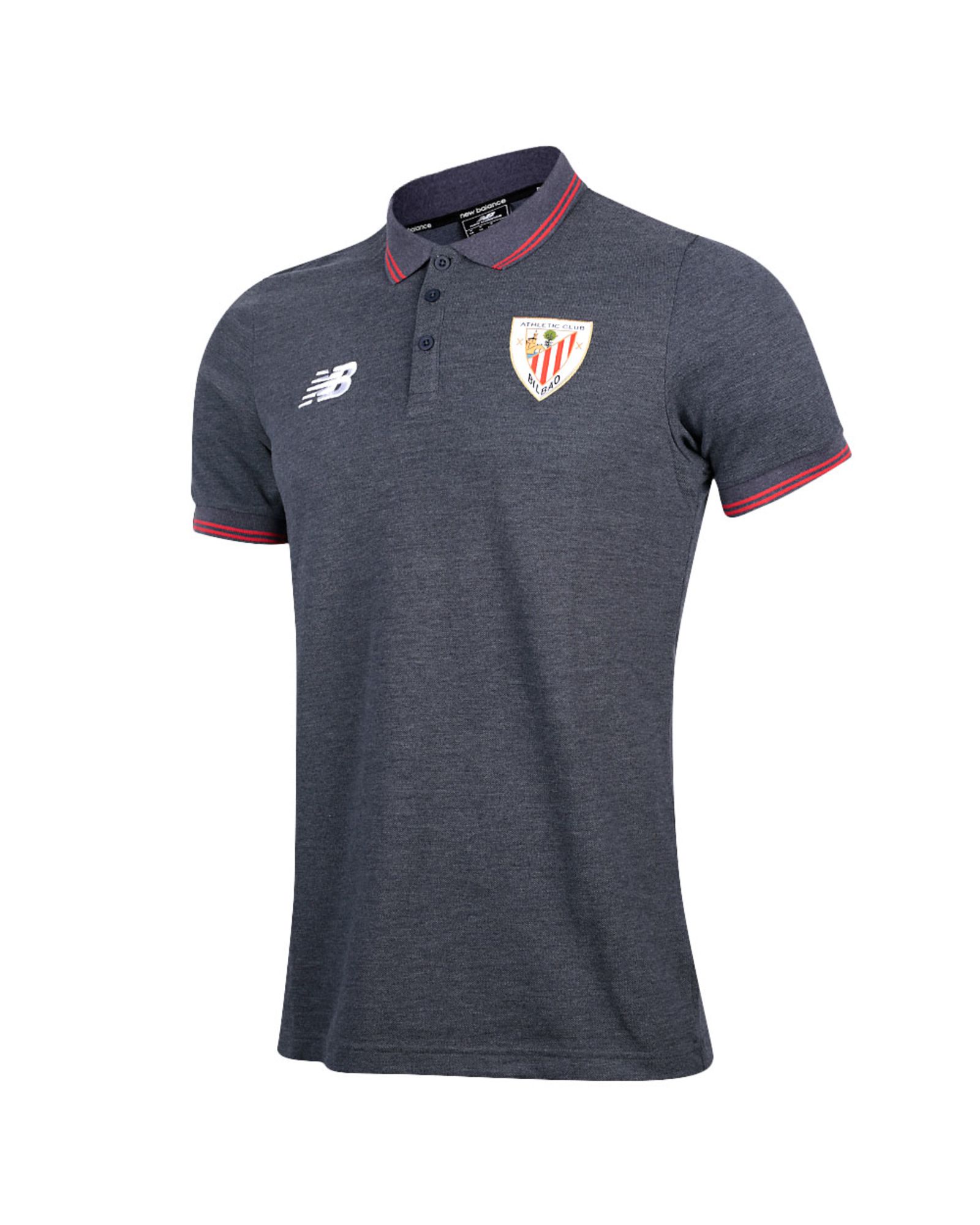 Polo de Paseo Athletic Club de Bilbao 2017/2018 Rojo - Fútbol Factory