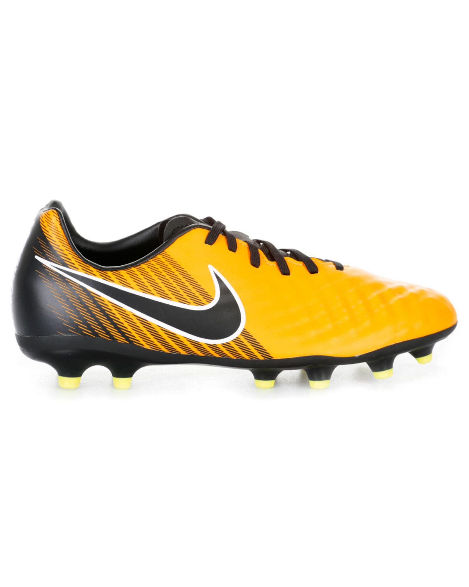 Rareza Hacia arriba expedido Botas de Fútbol Magista Onda II FG Junior Negro Naranja