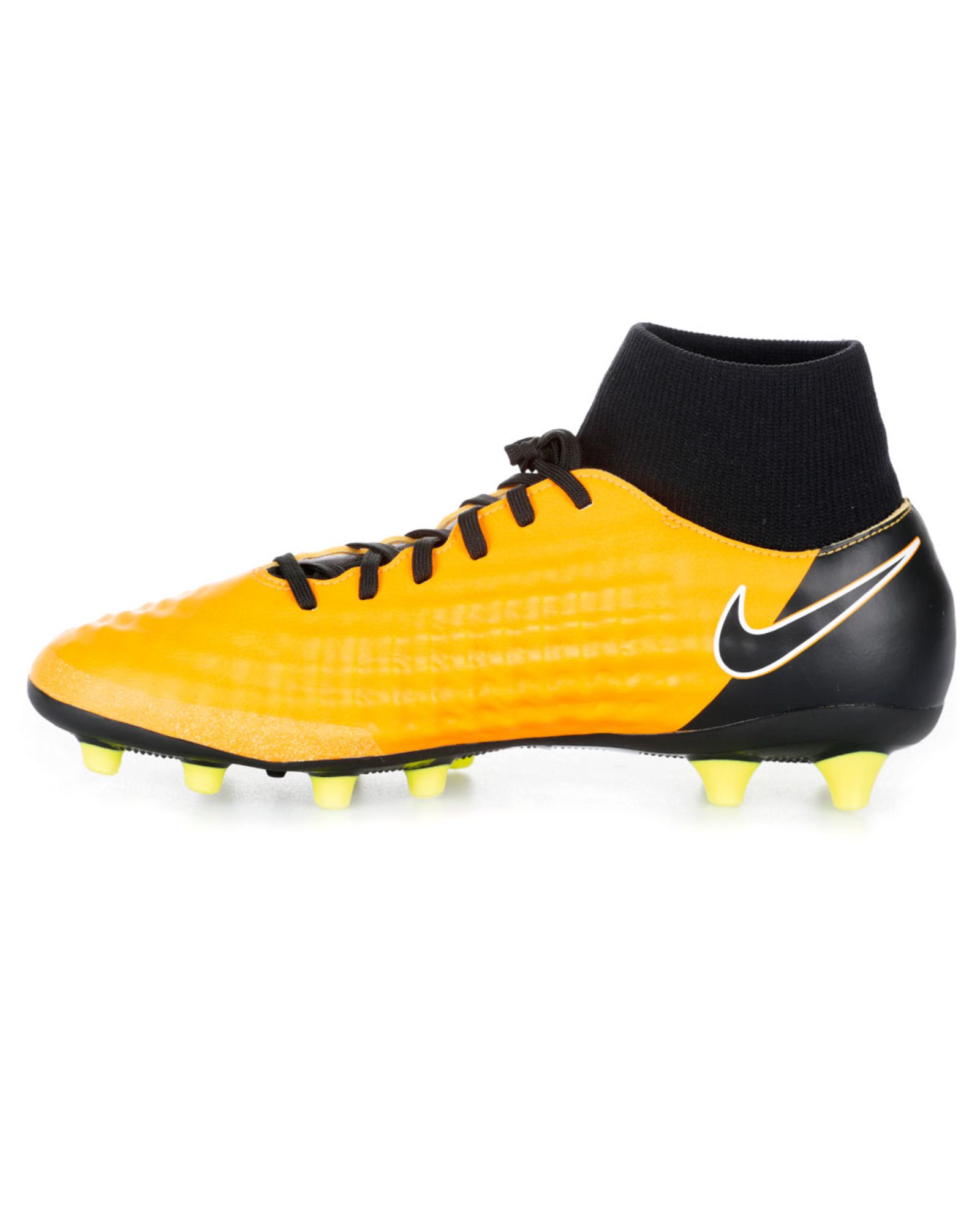 Vacío canal conductor Botas de Fútbol Magista Onda II DFC AG-Pro Negro Naranja