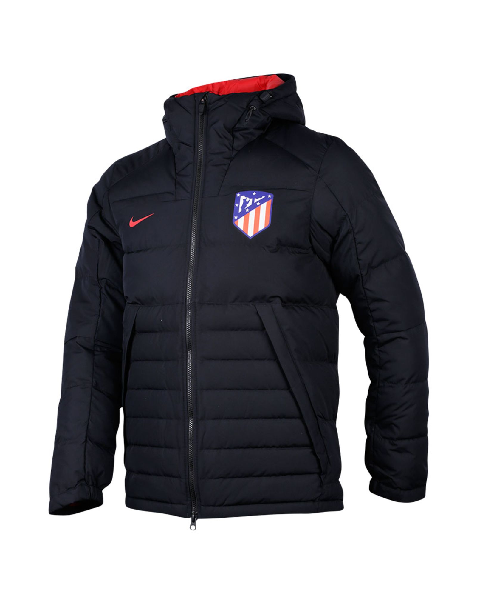 Abrigo de Paseo del Atlético de Madrid 2017/2018 Negro - Fútbol Factory