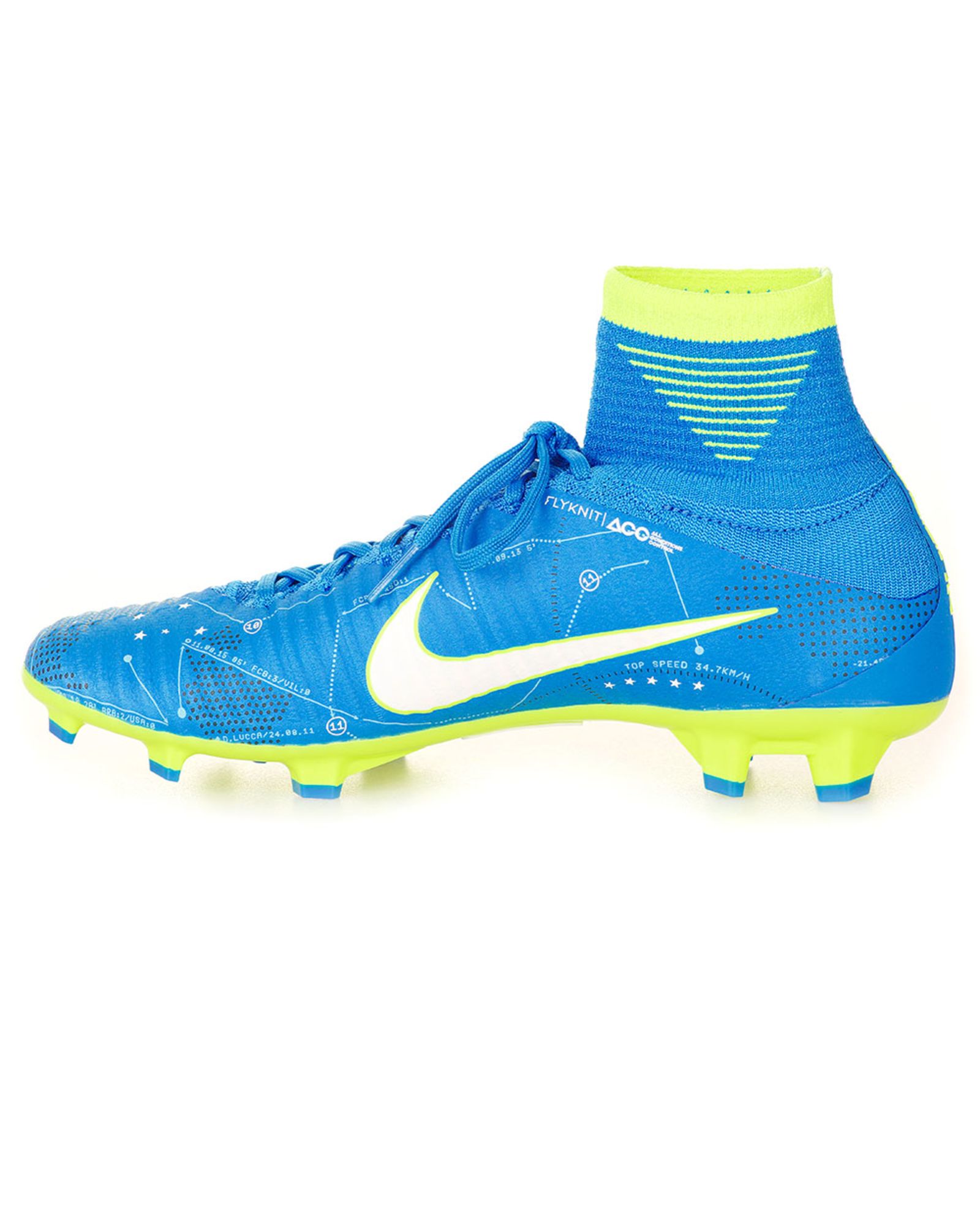 Botas de Fútbol Mercurial Superfly V Neymar Azul