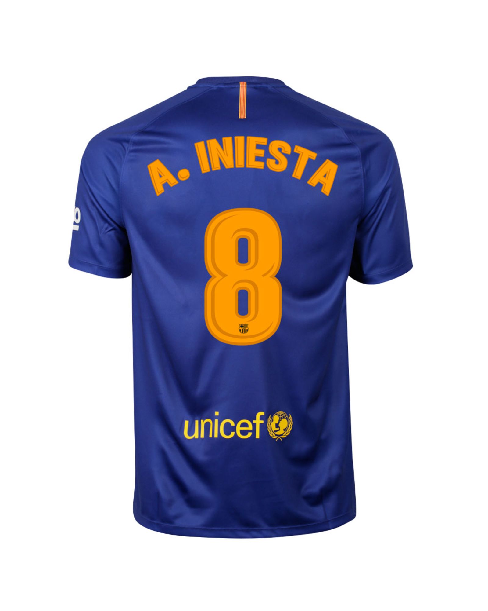 Camiseta 1ª FC Barcelona 2017/2018 Iniesta Breathe - Fútbol Factory