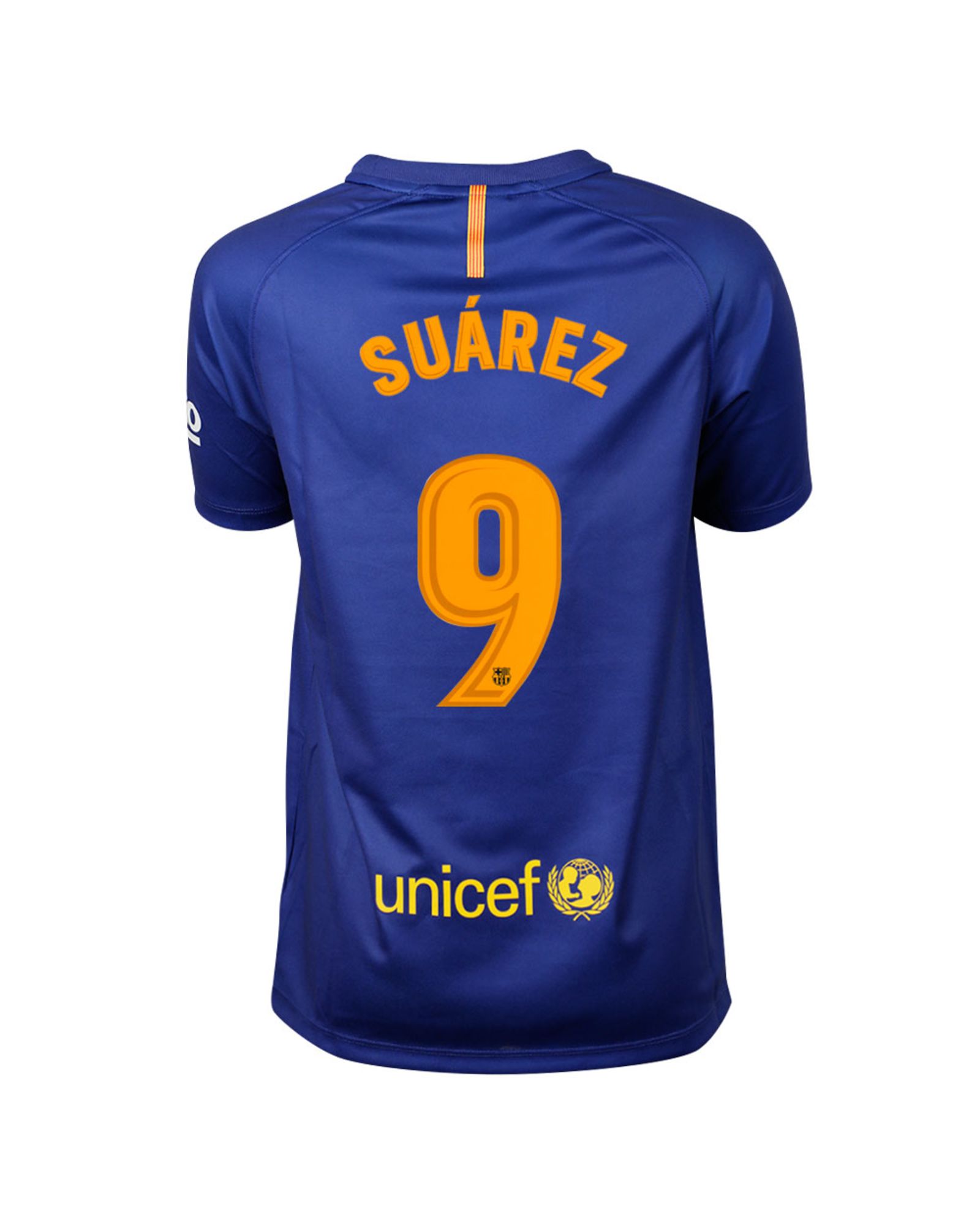 Camiseta 1ª FC Barcelona 2017/2018 Suárez Breathe Junior