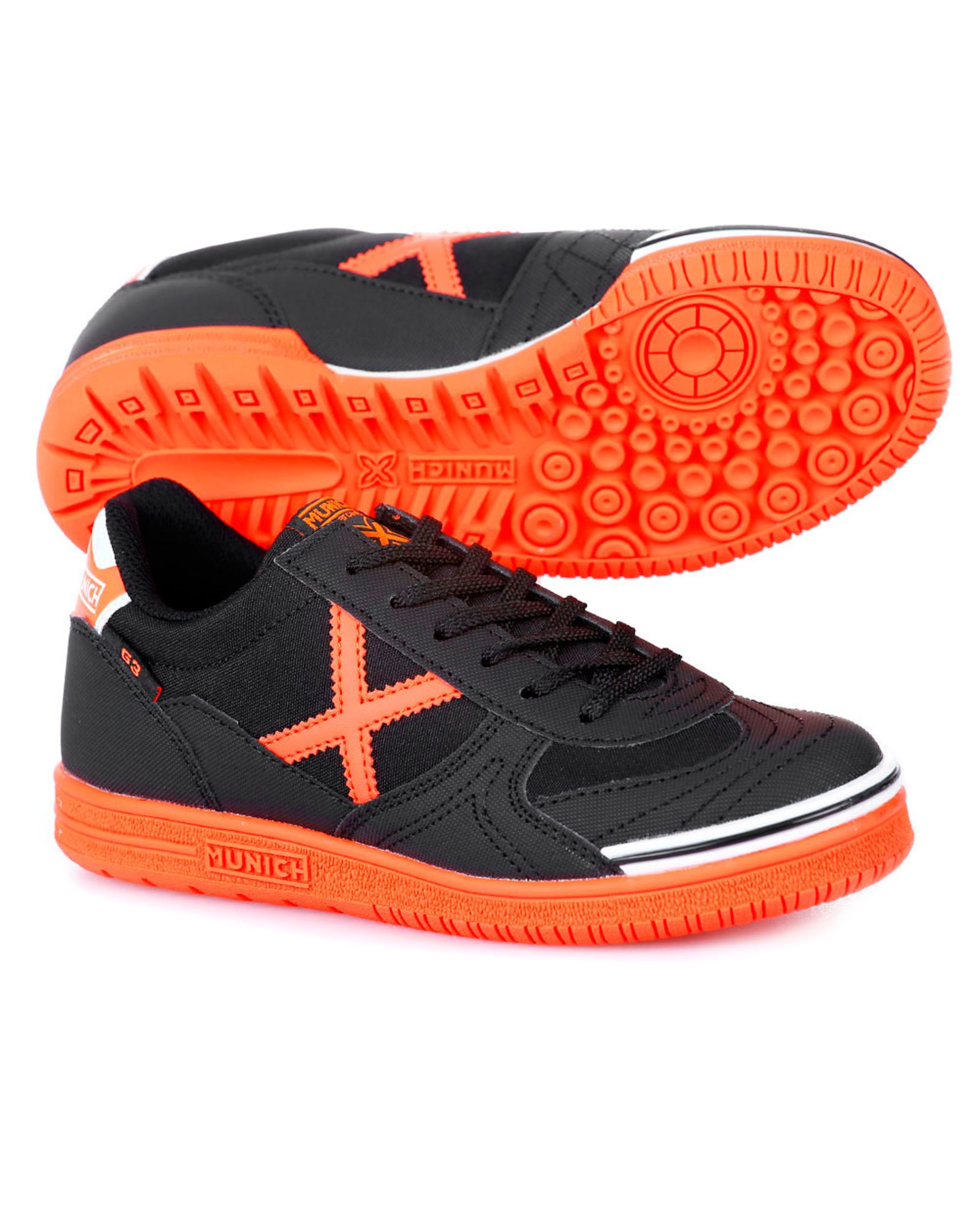 Zapatillas de Fútbol Sala G-3 In Junior Negro Naranja - Fútbol Factory