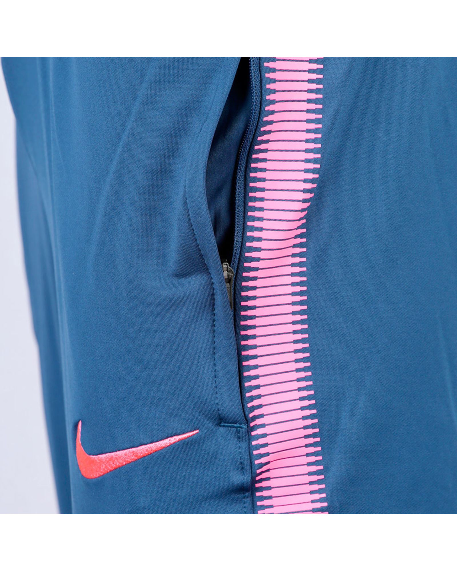 Pantalón de Training Atlético de Madrid Dry Squad 2017/2018 Azul Rosa - Fútbol Factory