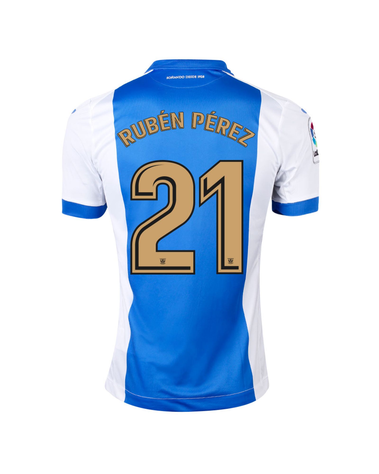 Camiseta 1ª CD Leganés 2017/2018 Ruben Pérez Azul - Fútbol Factory