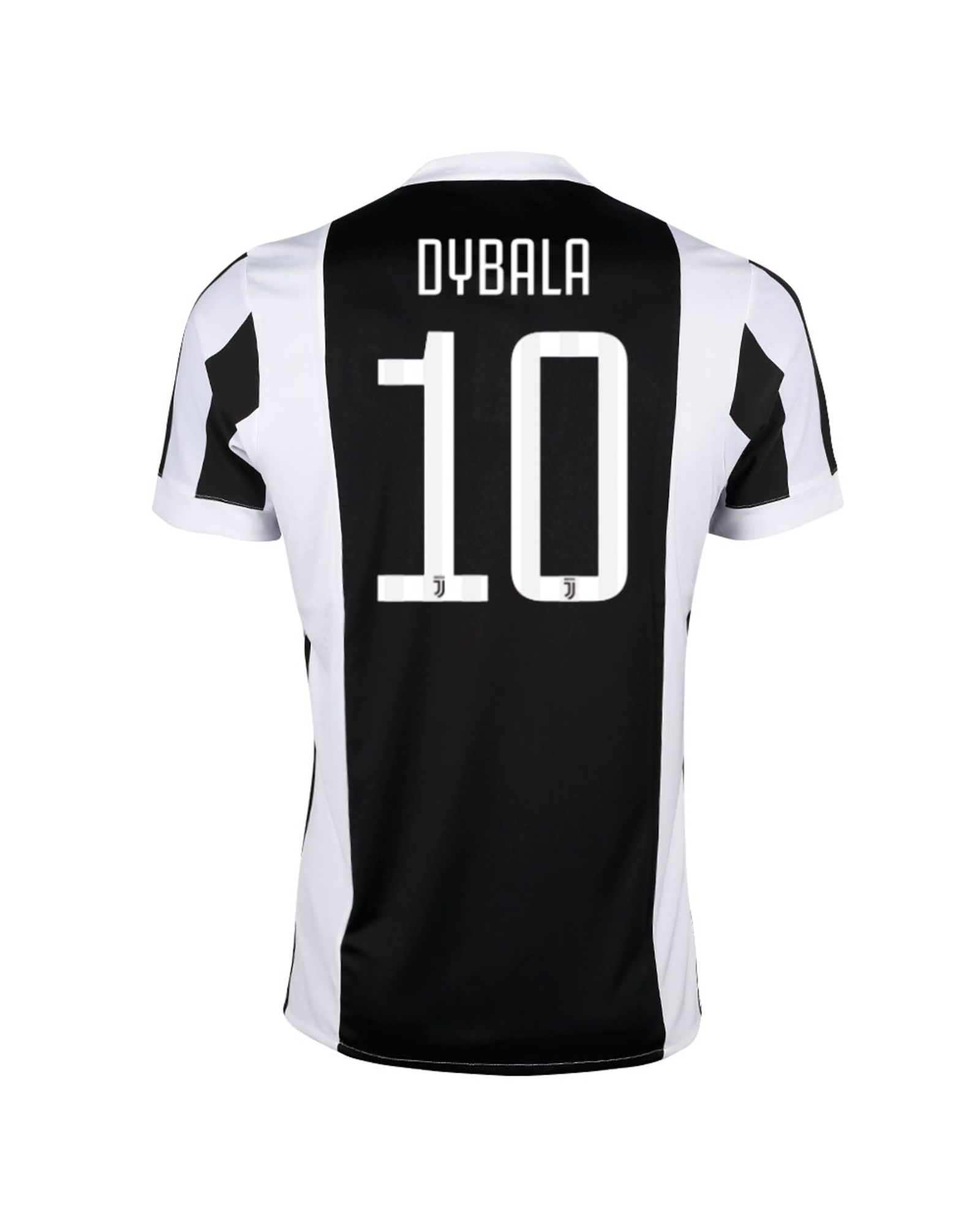 Los invitados tofu palma Camiseta 1ª Juventus Turin 2017/2018 Dybala Blanco Negro