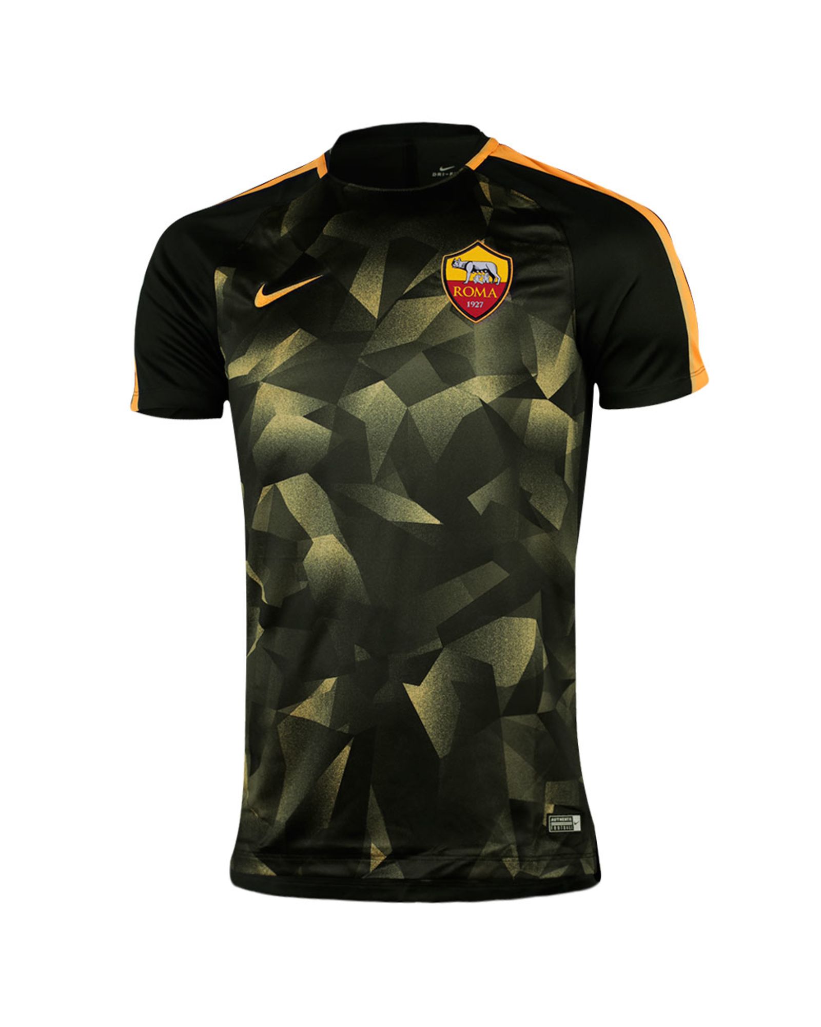 Camiseta Training A.S. Roma Dry Squad 2017/2018 UCL Negro - Fútbol Factory