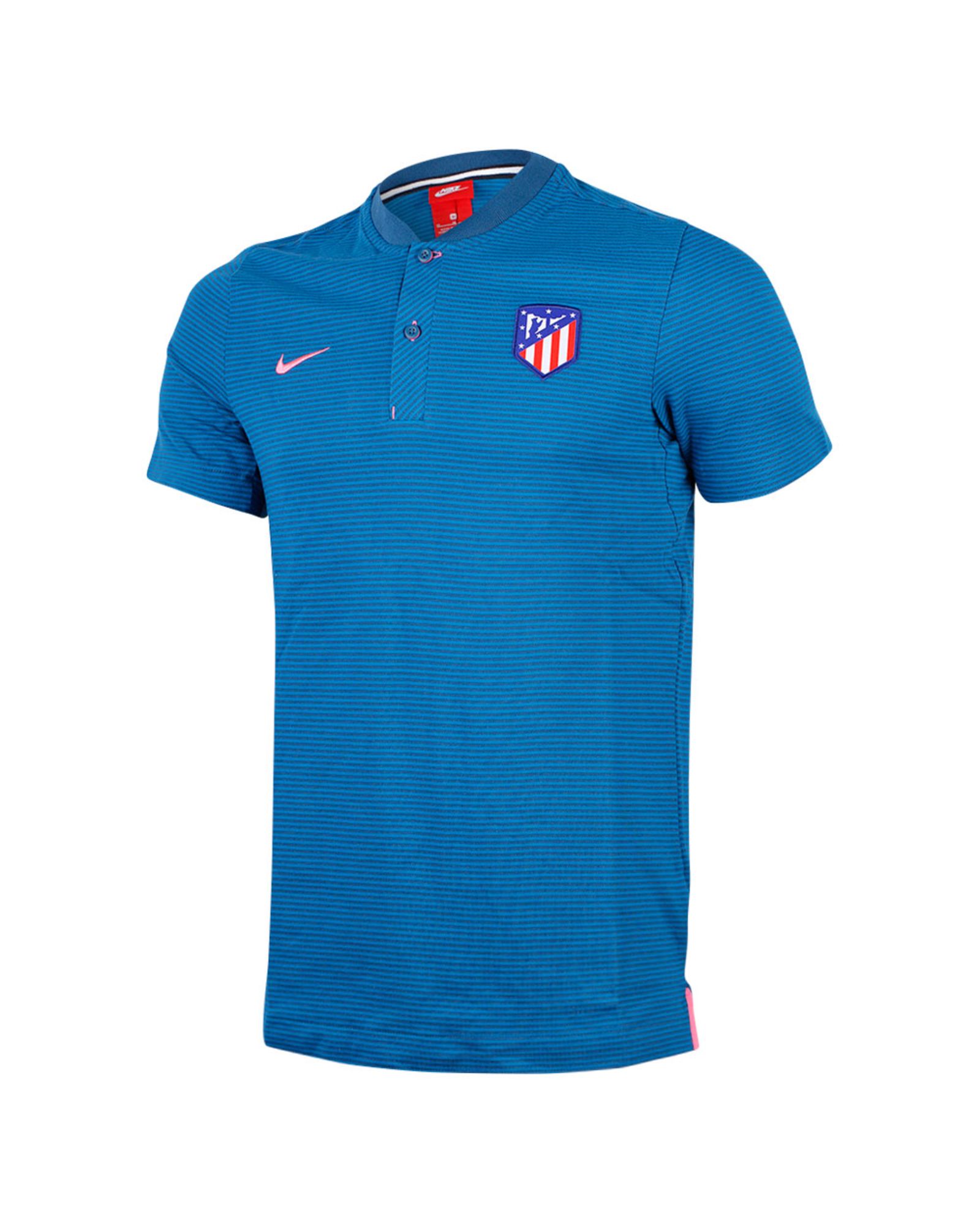 Polo de Paseo Atlético de Madrid 2017/2018 Azul - Fútbol Factory