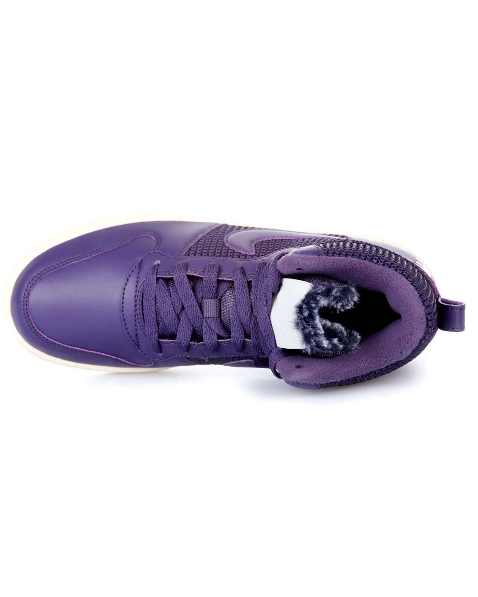 Zapatillas de Paseo Court Borough Mid Mujer Morado - Fútbol Factory