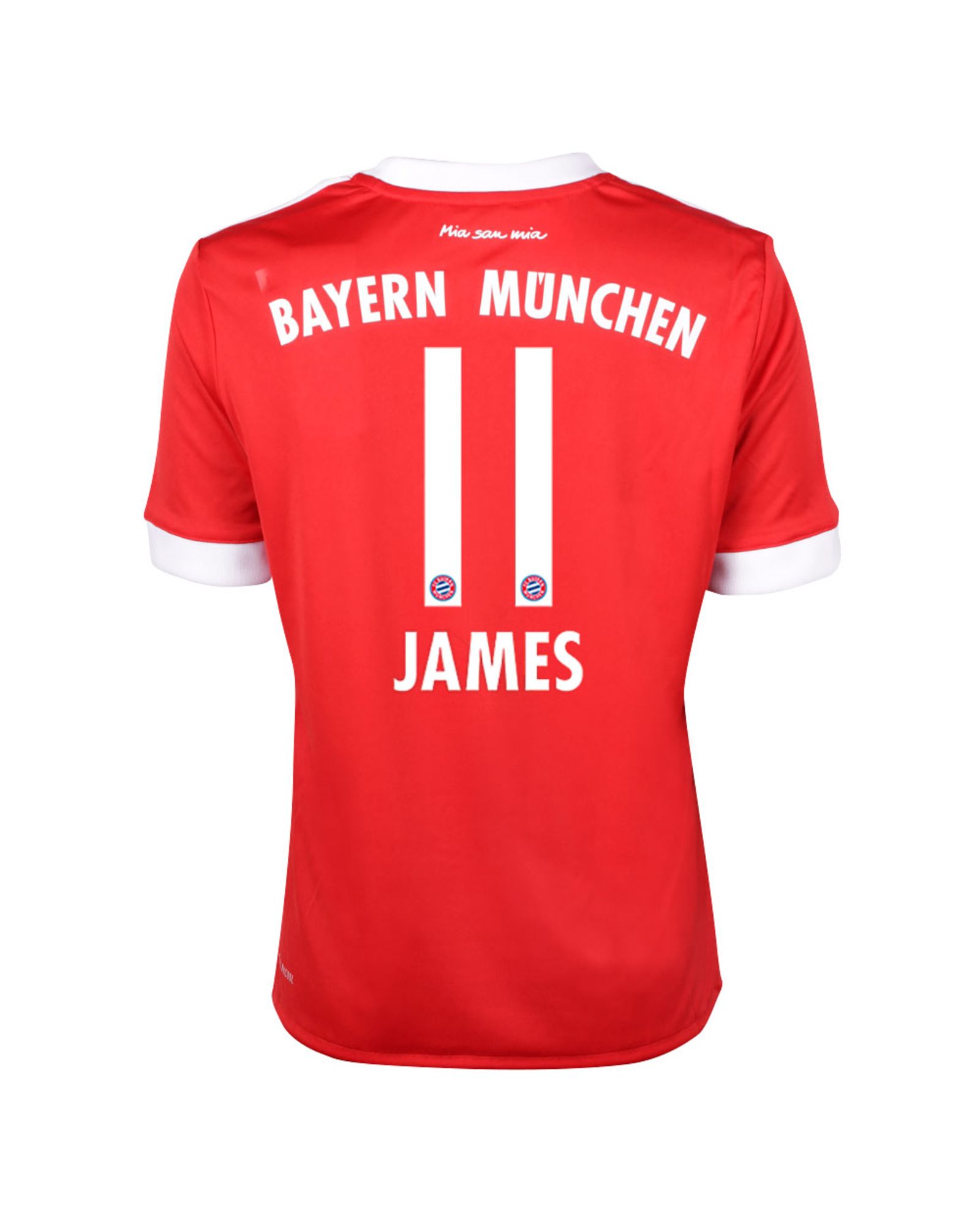 Camiseta 1ª Bayern Munich 2017/2018 James Junior Rojo - Fútbol Factory