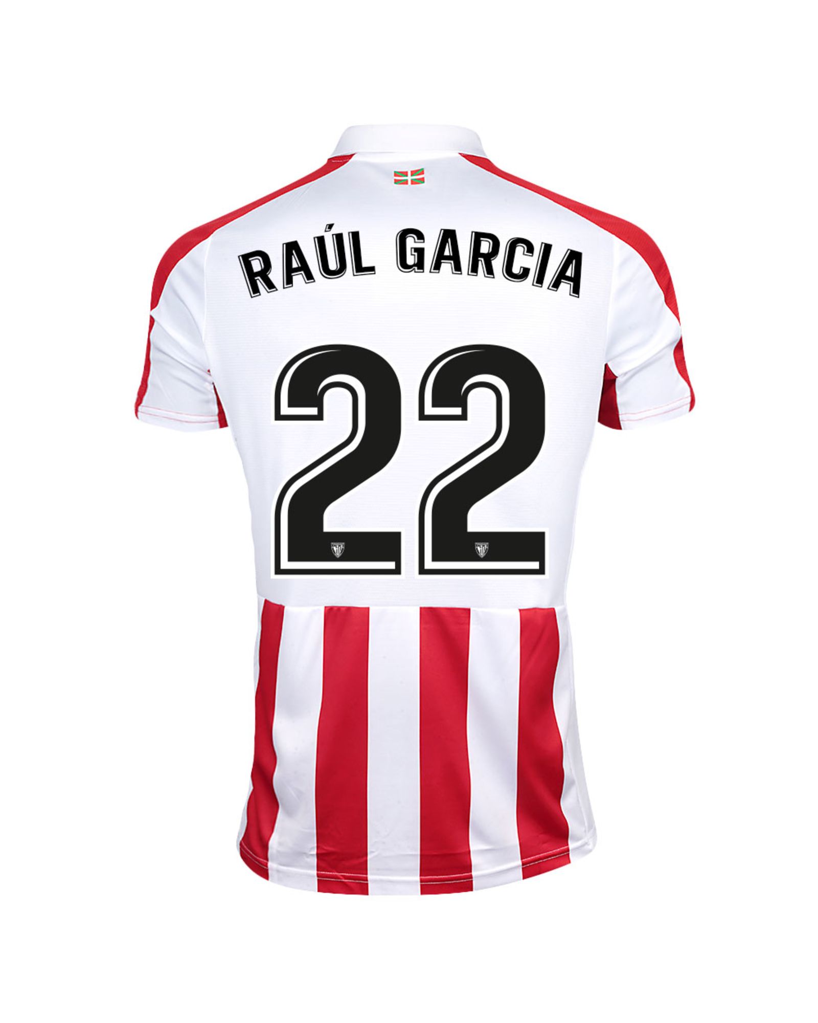 Camiseta 1ª Athletic Club Bilbao 2017/2018 Raúl García Rojo Blanco - Fútbol Factory