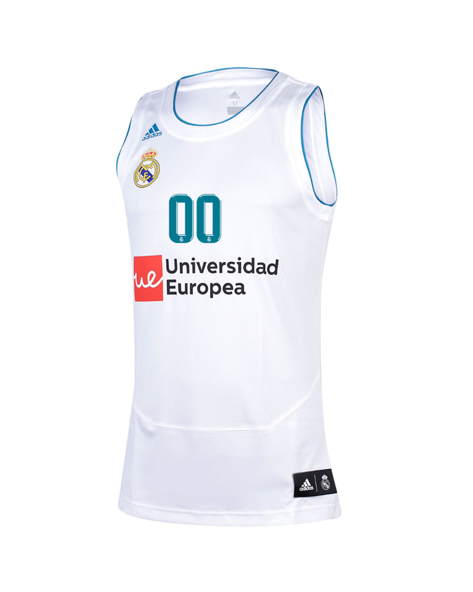 Camiseta 1ª Real Madrid 2017/2018 Personalizado Baloncesto Blanco - Fútbol Factory