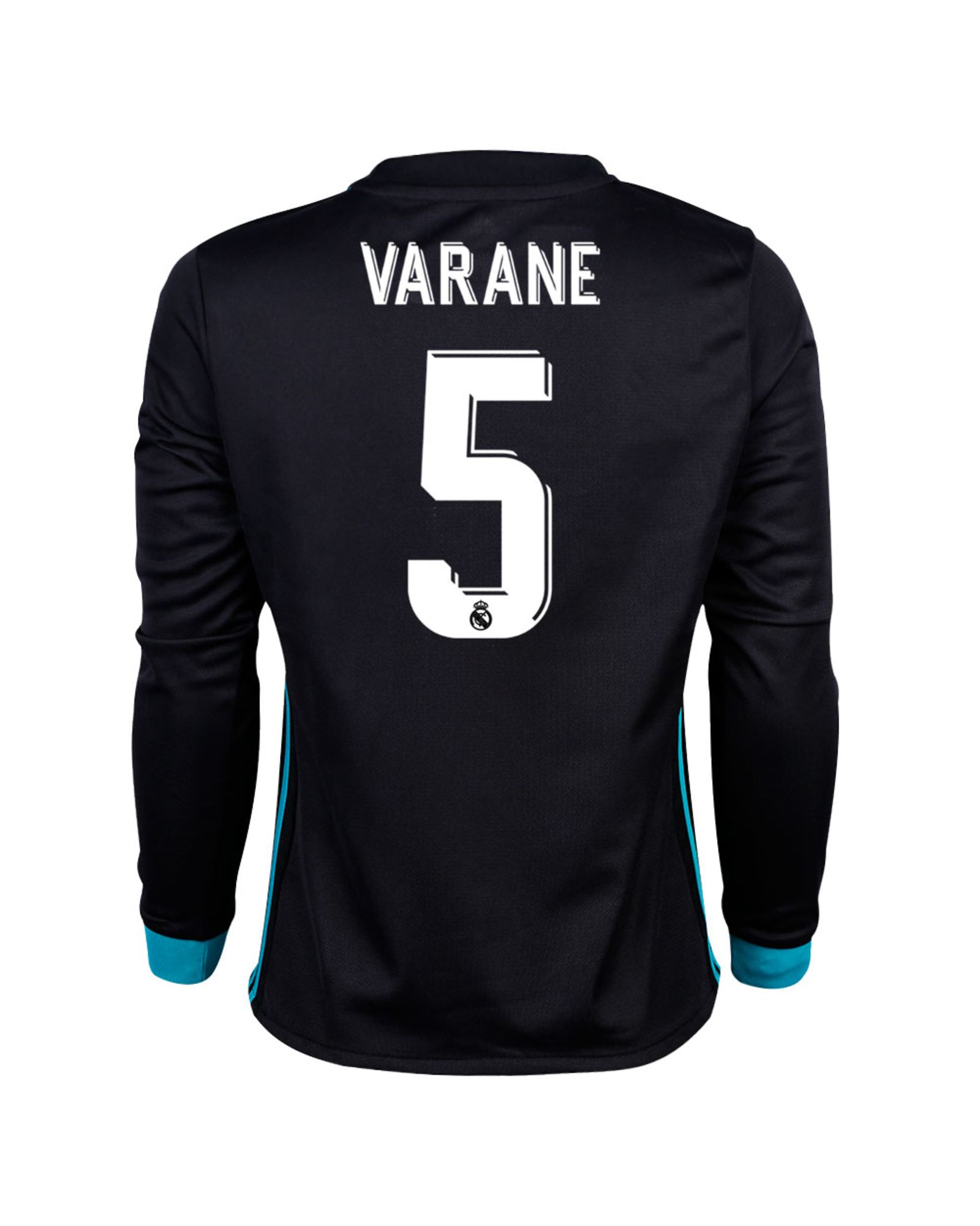 Camiseta 2ª Real Madrid 2017/2018 Varane Manga Larga Junior - Fútbol Factory