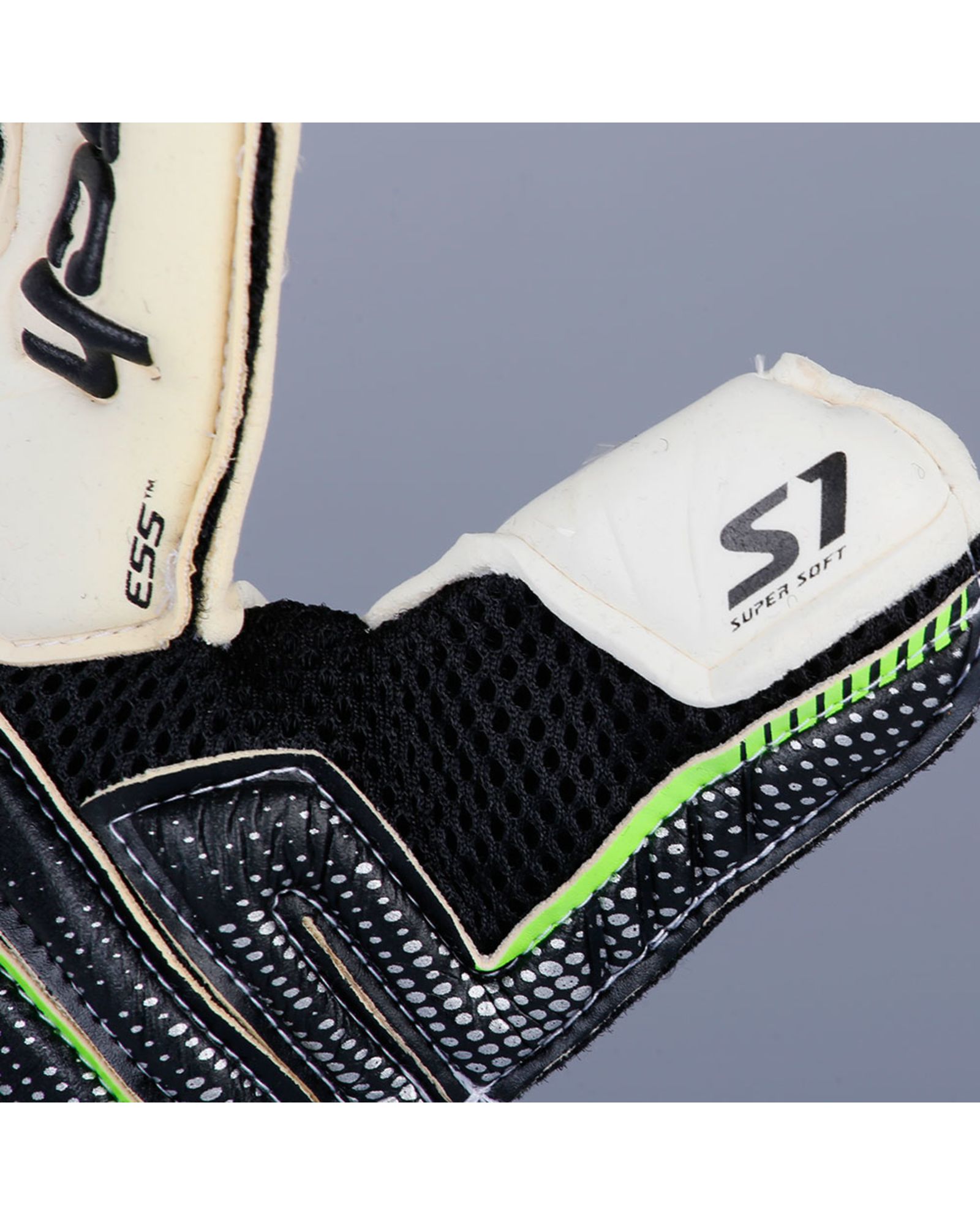 Guantes Receptor Prime S1 Negro - Fútbol Factory