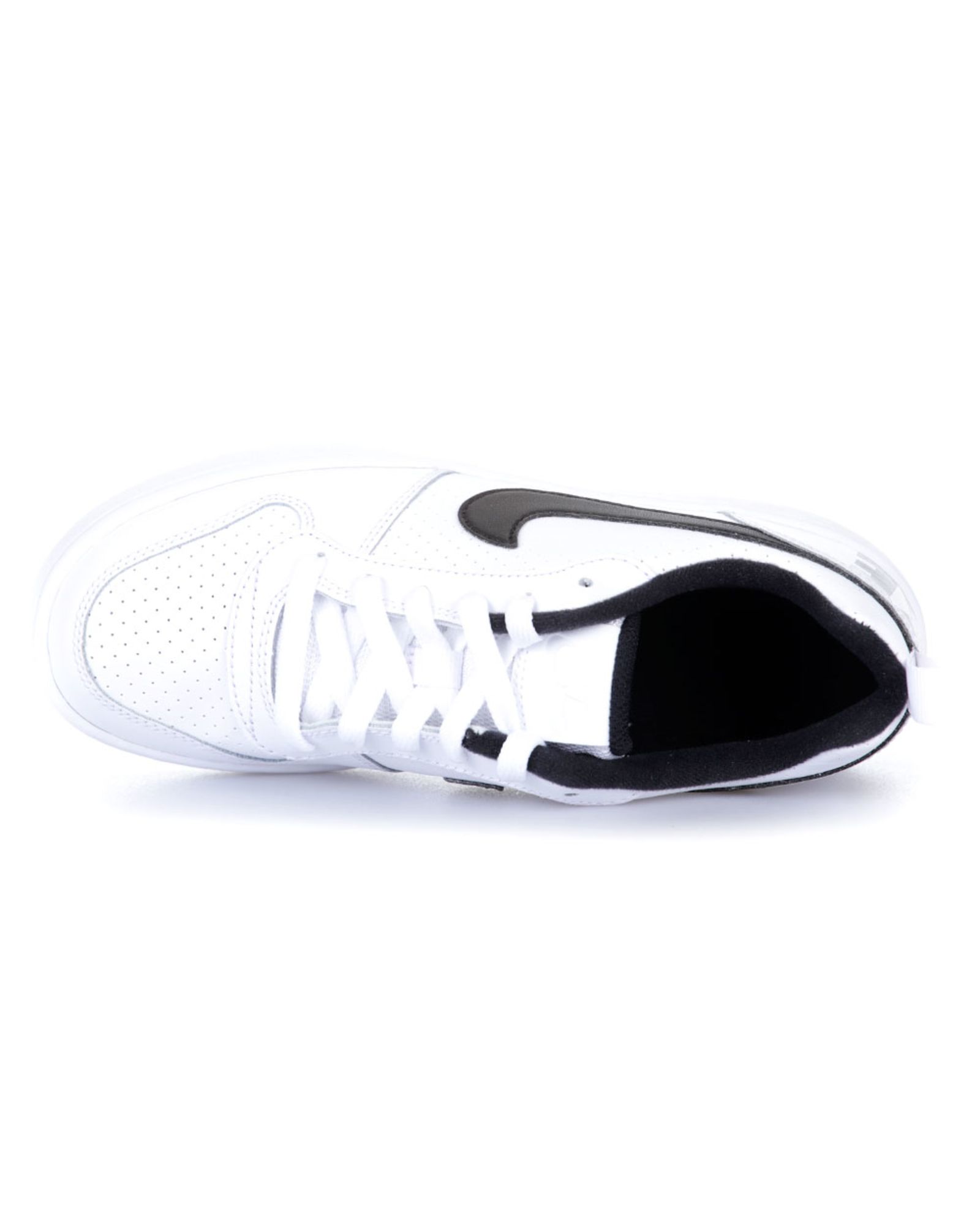 Zapatillas Court Borough Low Junior Blanco Negro - Fútbol Factory