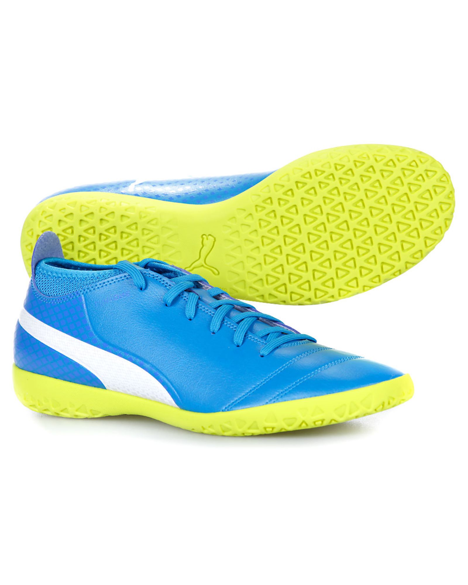 Zapatillas de Fútbol Sala One 17.4 IN Azul Amarillo - Fútbol Factory