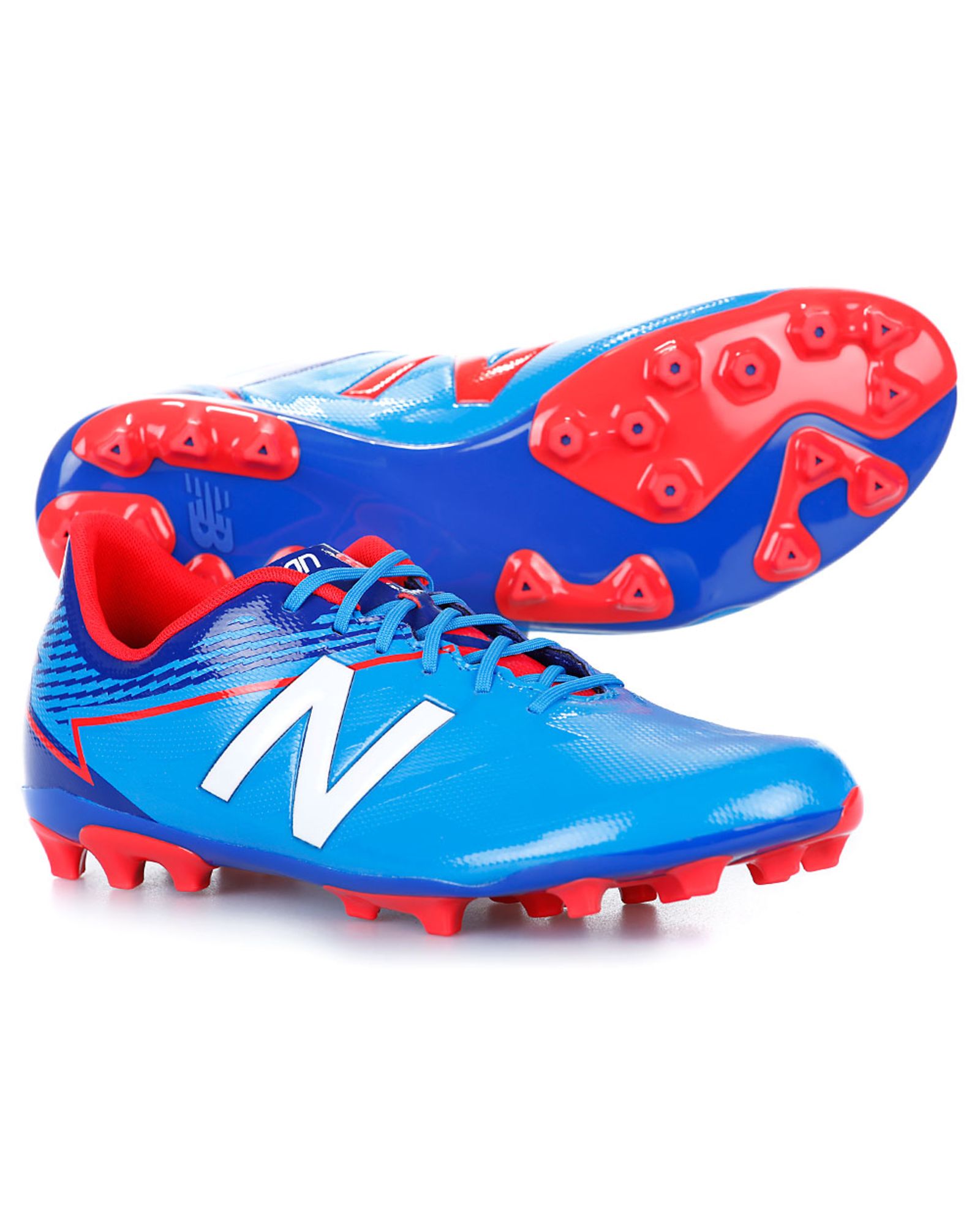 Botas de Fútbol Furon 3.0 Dispatch AG Azul Rojo - Fútbol Factory