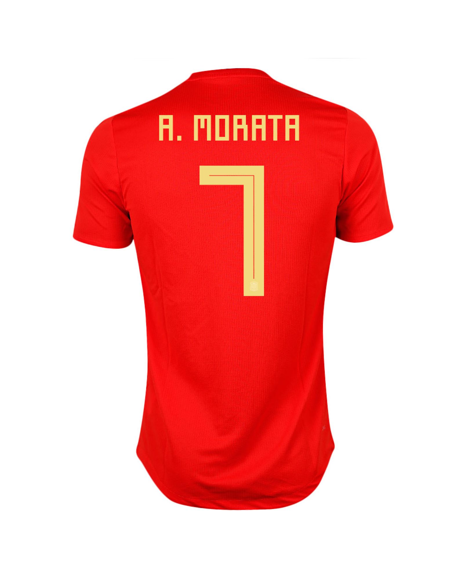 Camiseta 1ª España Mundial 2018 Morata Authentic Rojo - Fútbol Factory