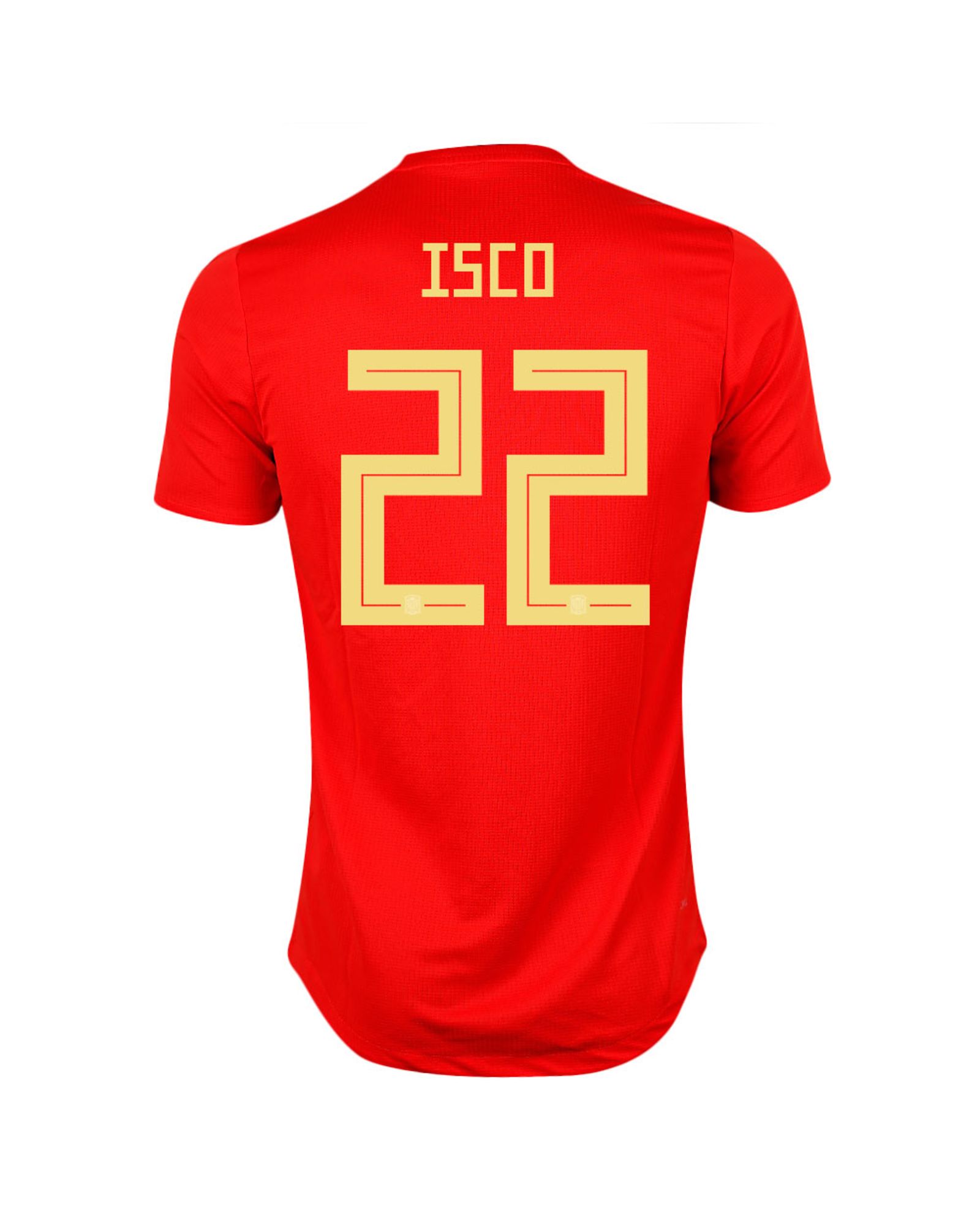 Camiseta 1ª España Mundial 2018 Isco Authentic Rojo - Fútbol Factory