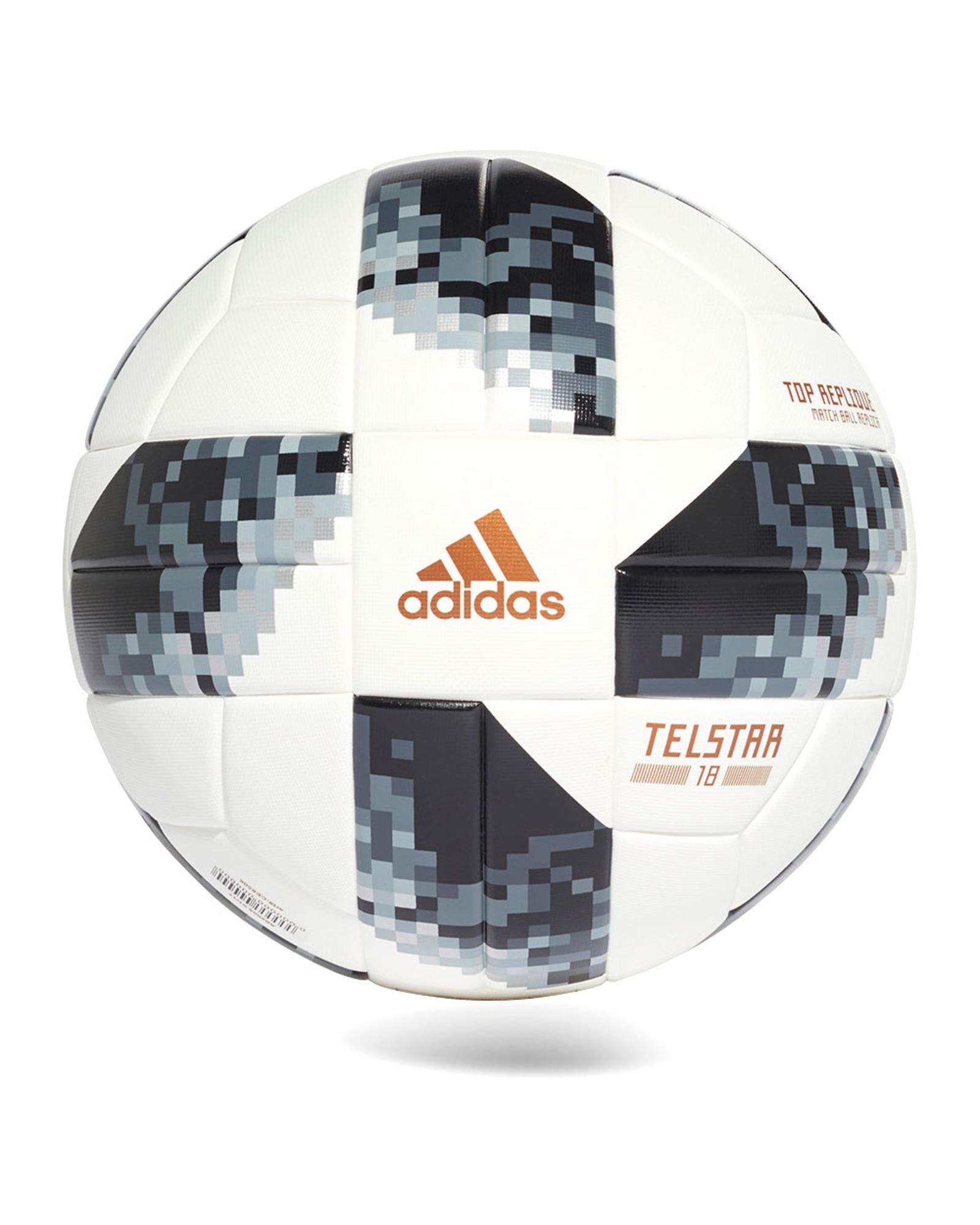 Balón de fútbol 7 Telstar Top Réplica Mundial 2018 Blanco - Fútbol Factory