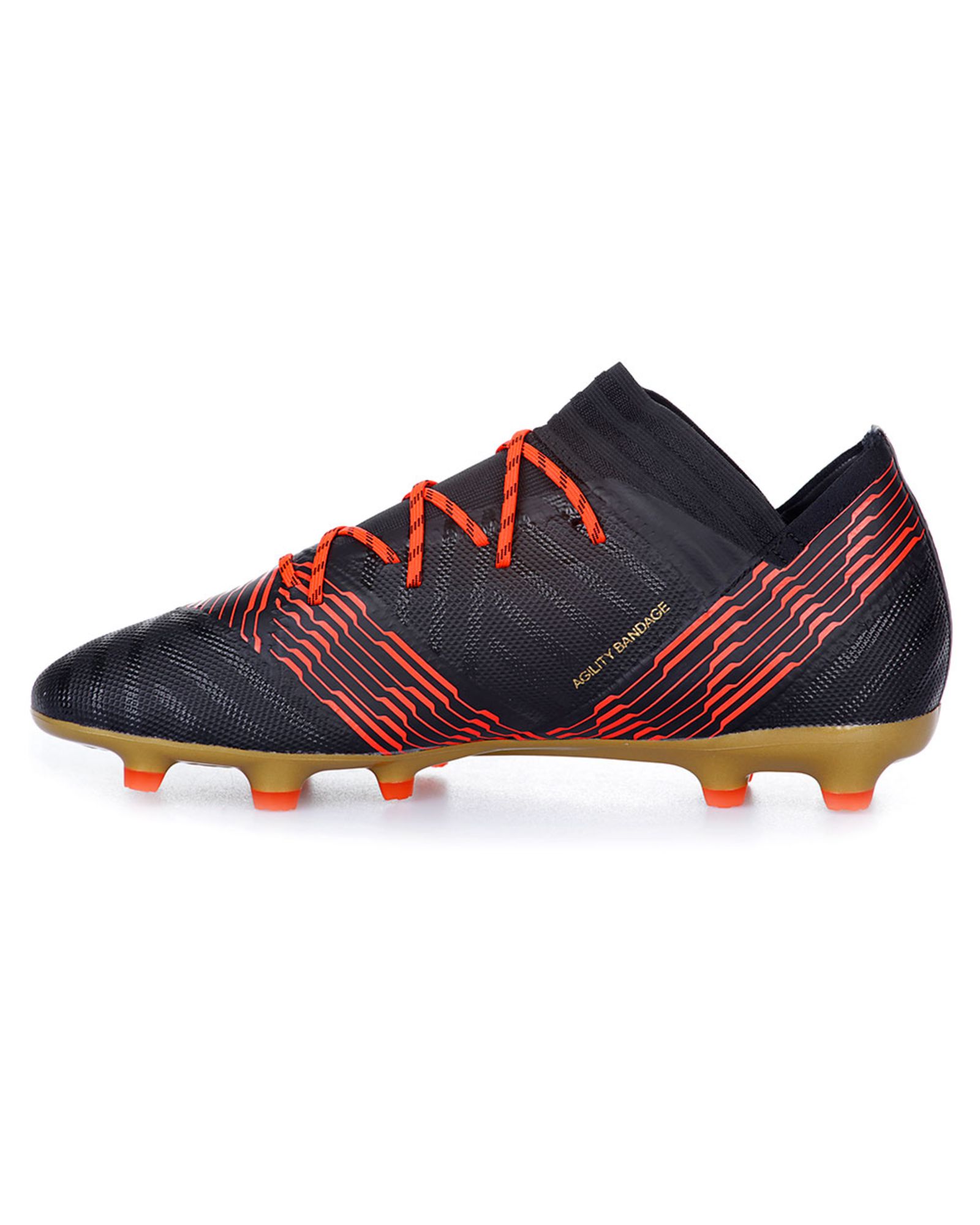 Botas de Fútbol Nemeziz 17.2 FG Negro Rojo - Fútbol Factory