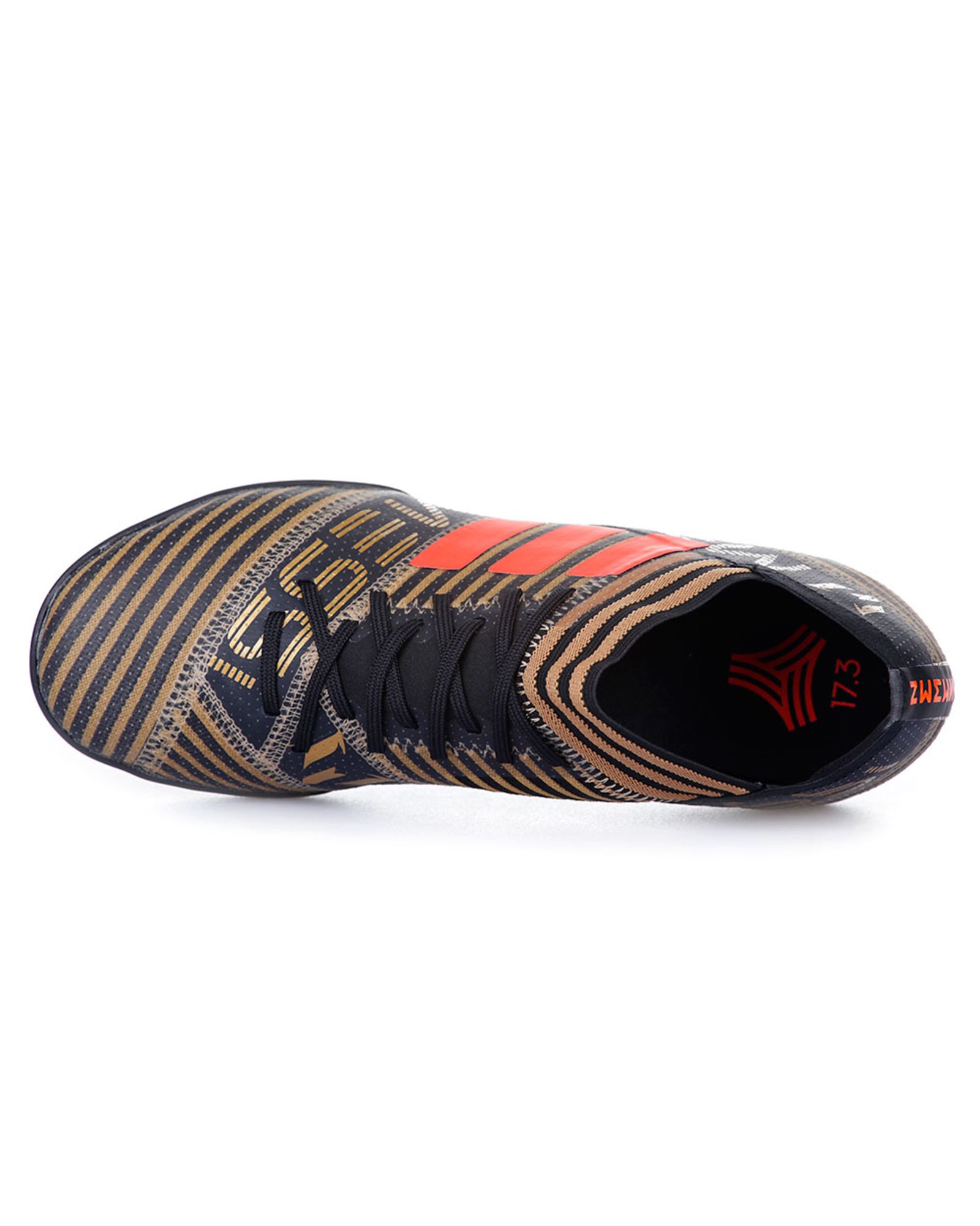 Botas de Fútbol Nemeziz Messi Tango 17.3 TF Junior Negro Rojo - Fútbol Factory