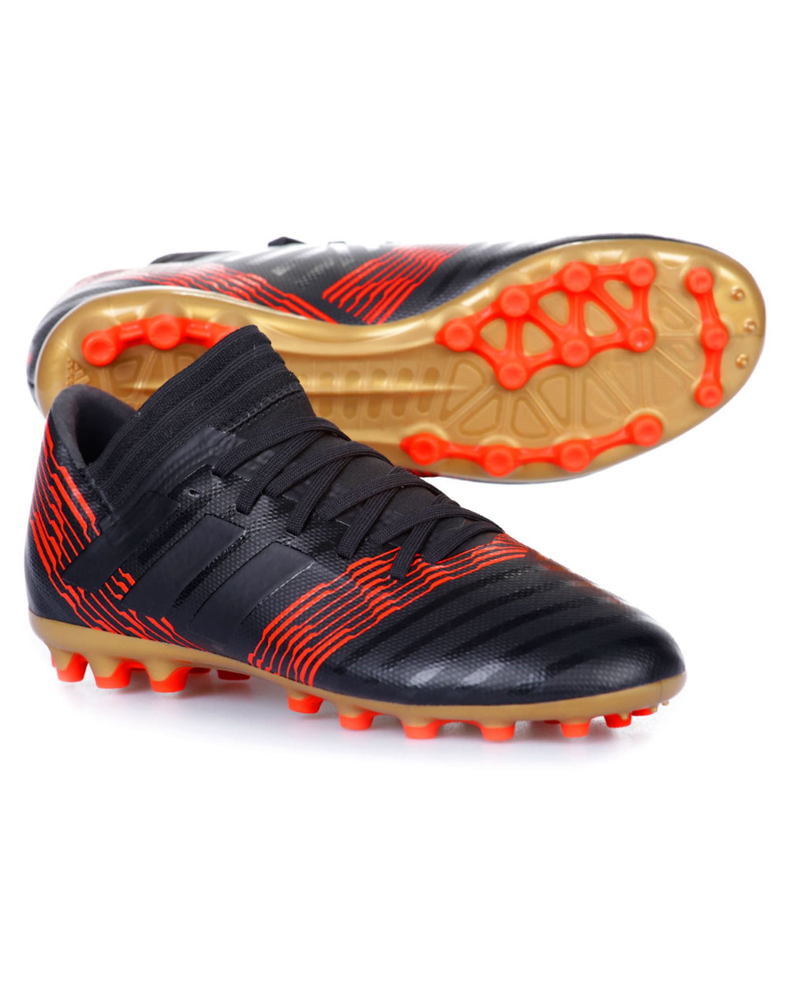 Botas de Fútbol Nemeziz 17.3 AG Junior Negro Rojo - Fútbol Factory