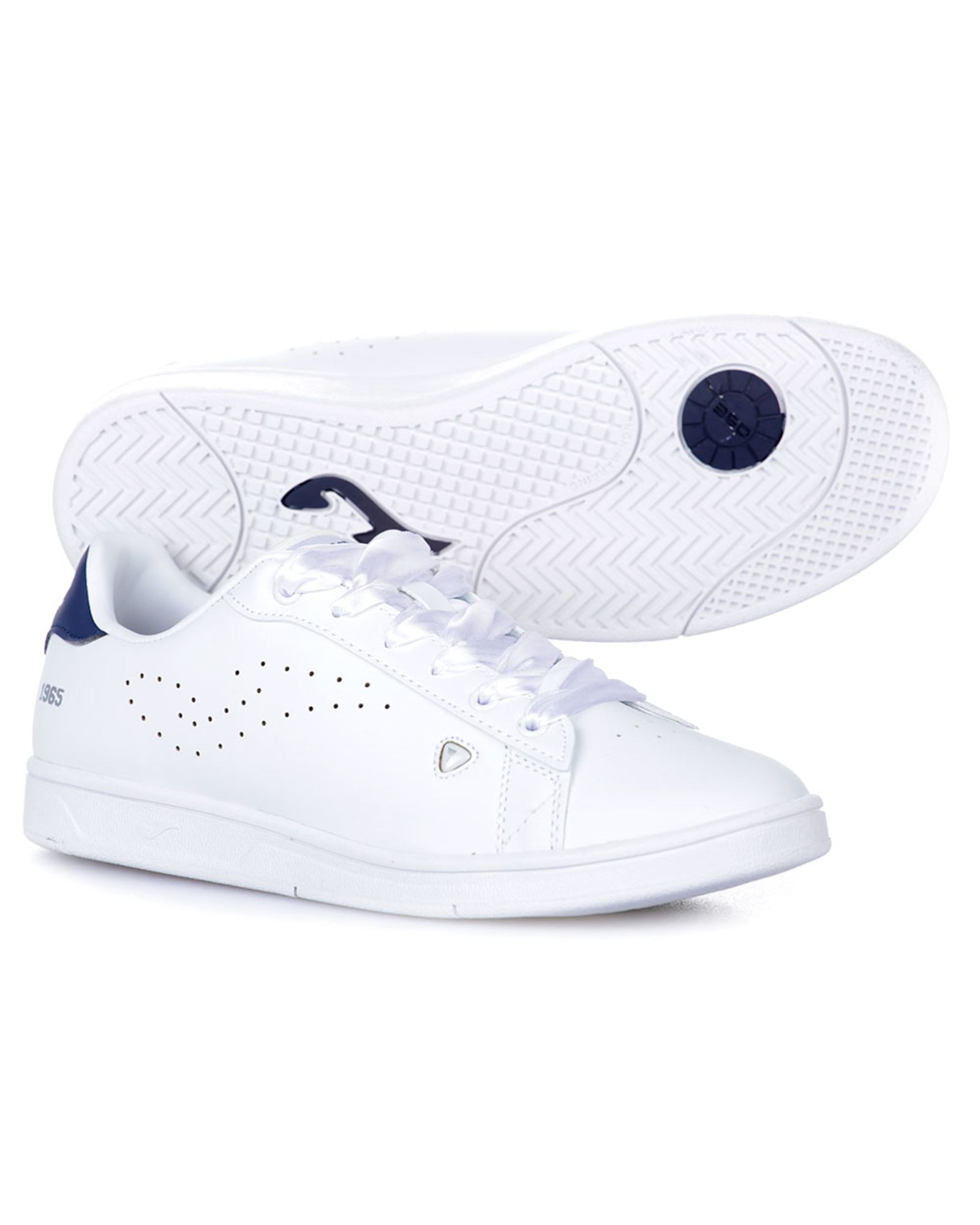 Zapatillas de Paseo Classic Mujer Blanco Marino - Fútbol Factory