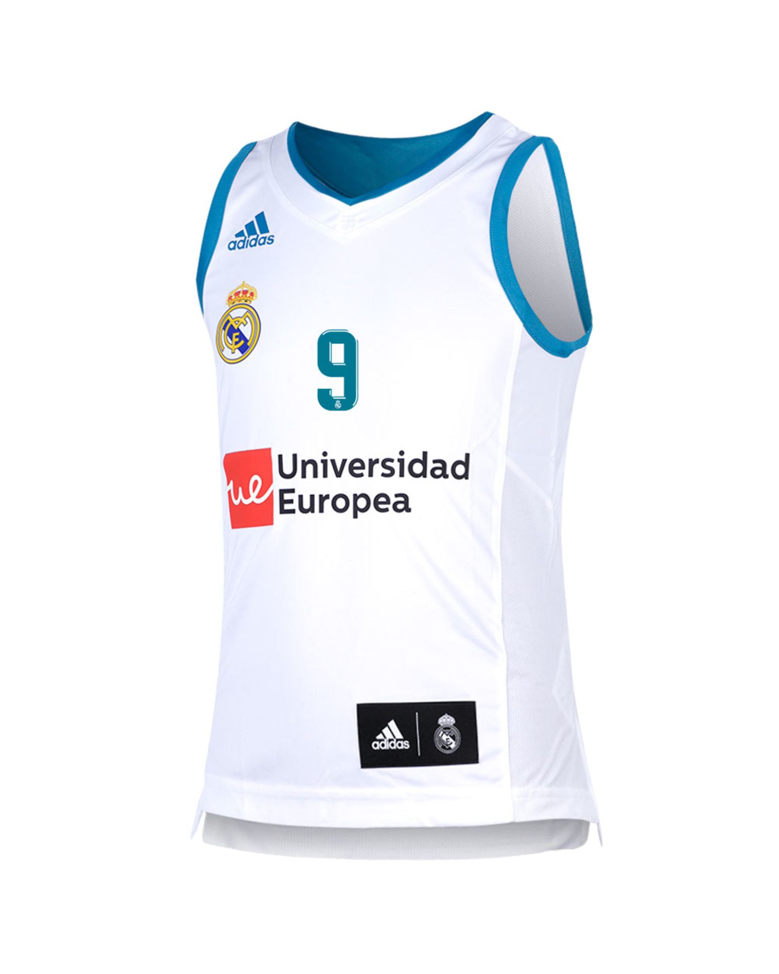 Camiseta 1ª Real Madrid 2017/2018 Reyes Baloncesto Junior Blanco - Fútbol Factory