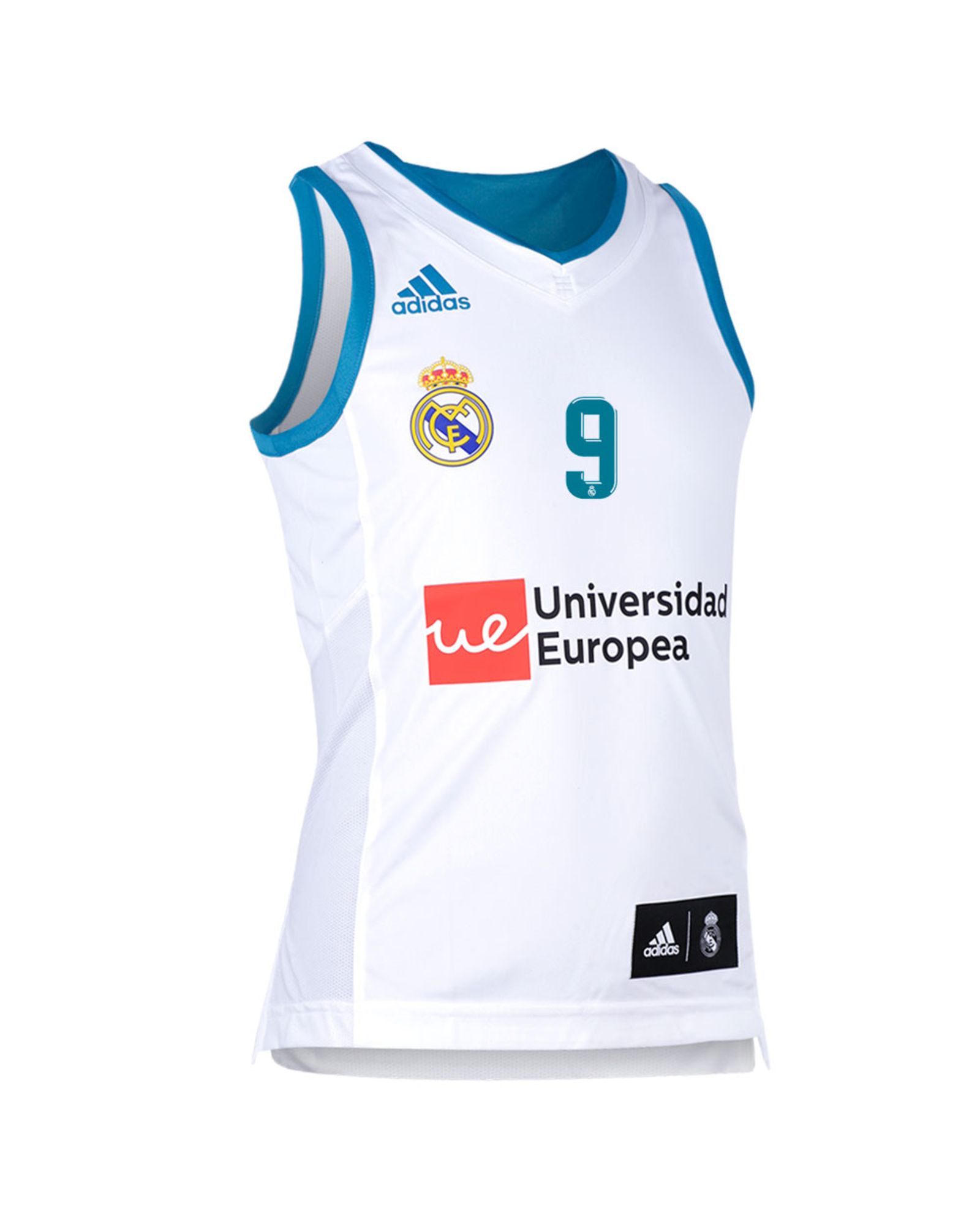 Camiseta 1ª Real Madrid 2017/2018 Reyes Baloncesto Junior Blanco - Fútbol Factory