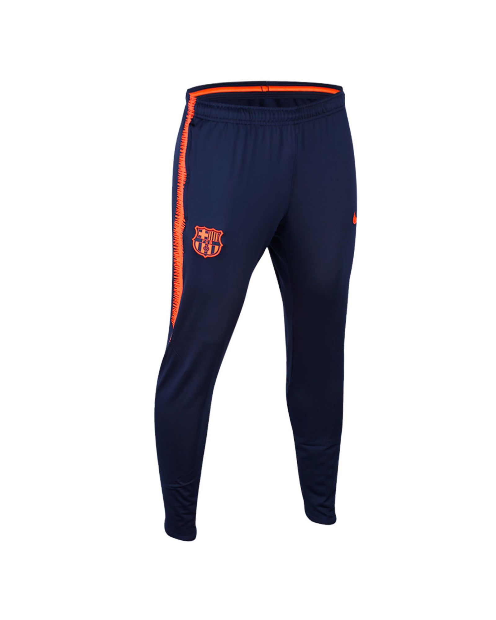 Pantalón de Training FC Barcelona Dry Squad 2017/2018 Marino Naranja - Fútbol Factory