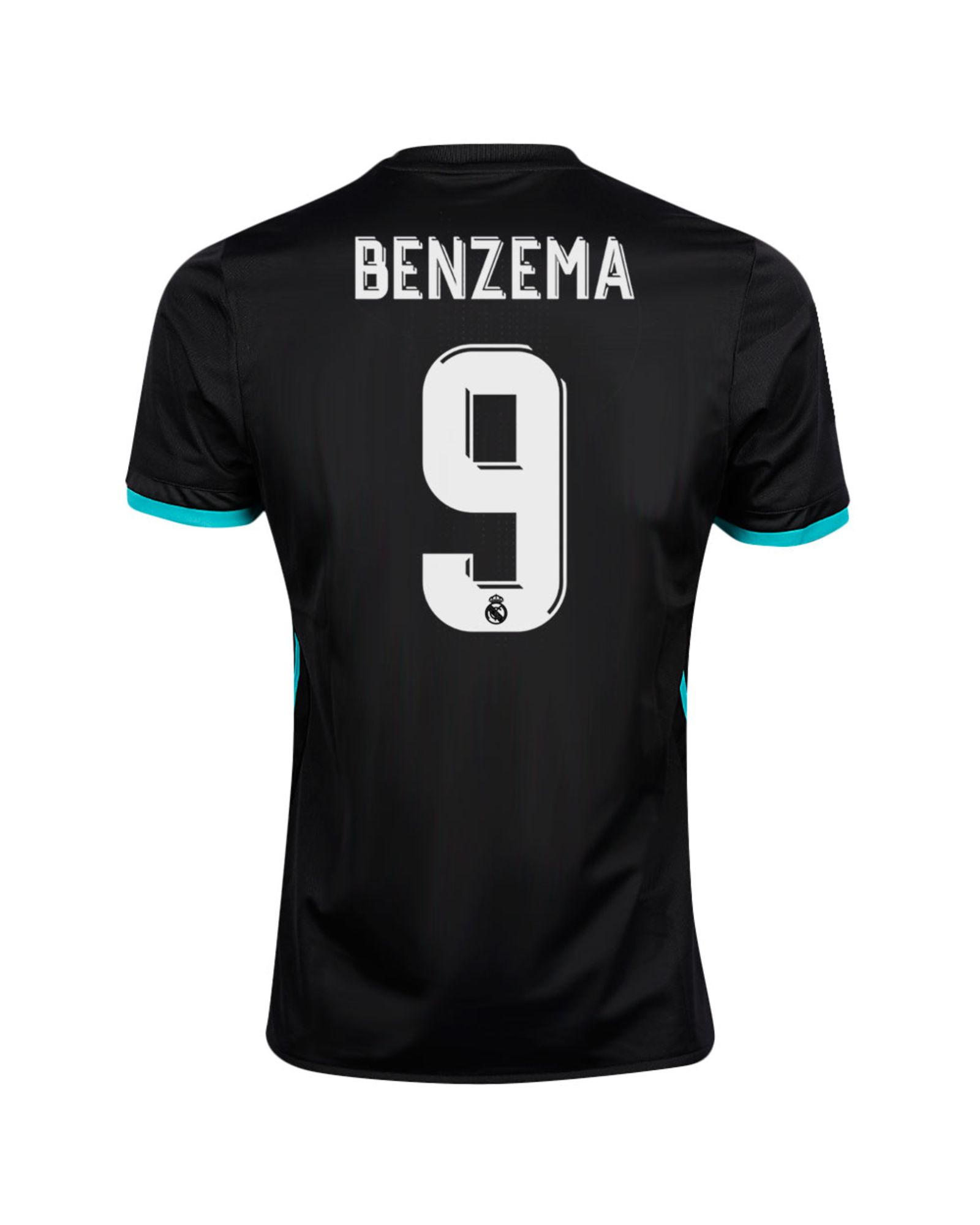 Camiseta 2ª Real Madrid 2017/2018 Benzema Negro - Fútbol Factory