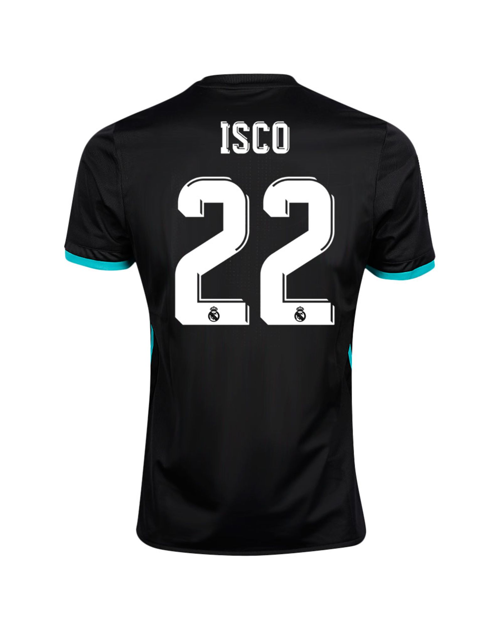 Camiseta 2ª Real Madrid 2017/2018 Isco Negro - Fútbol Factory