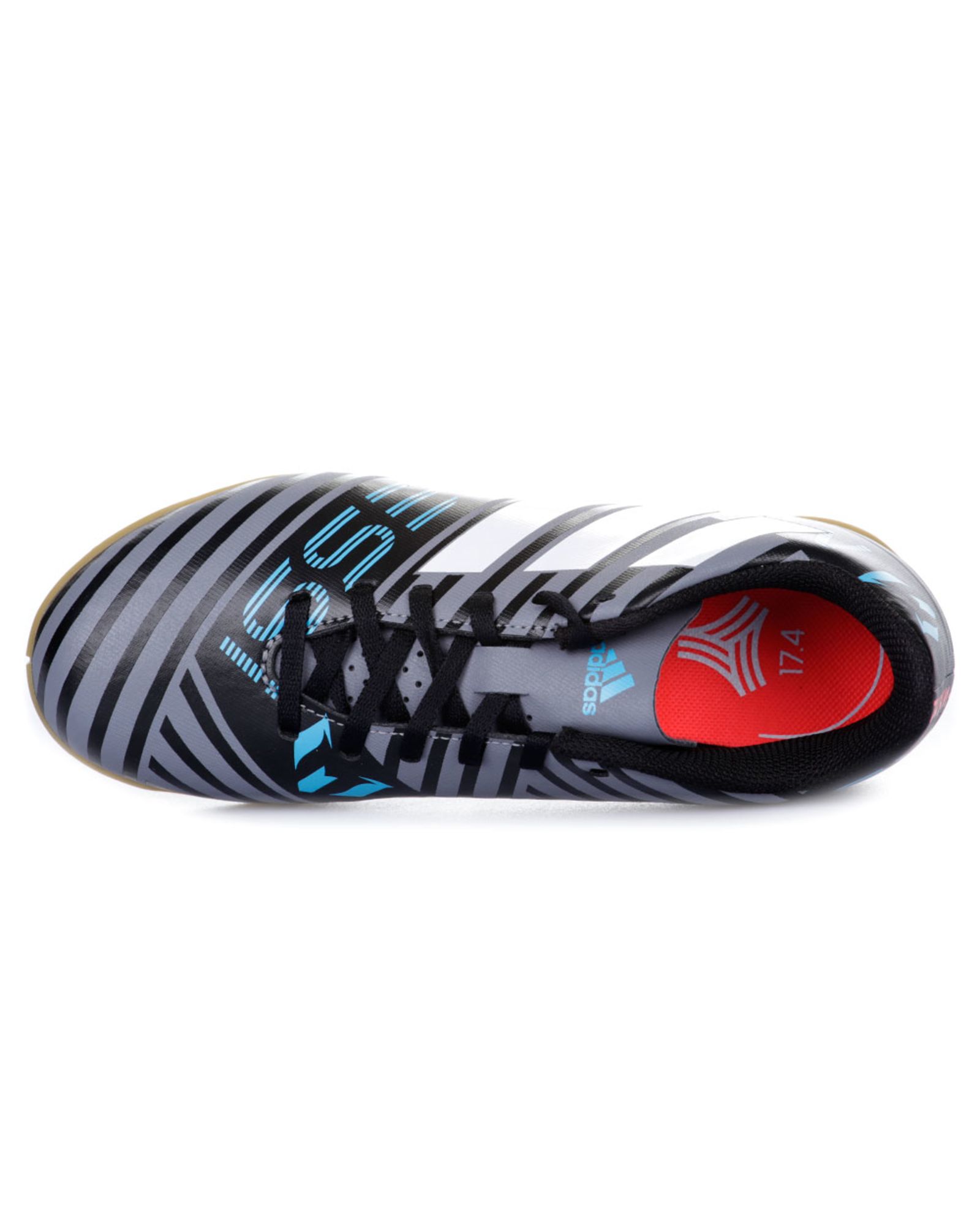 Zapatillas de Fútbol Sala Nemeziz Messi Tango 17.4 IN Junior Gris Azul - Fútbol Factory