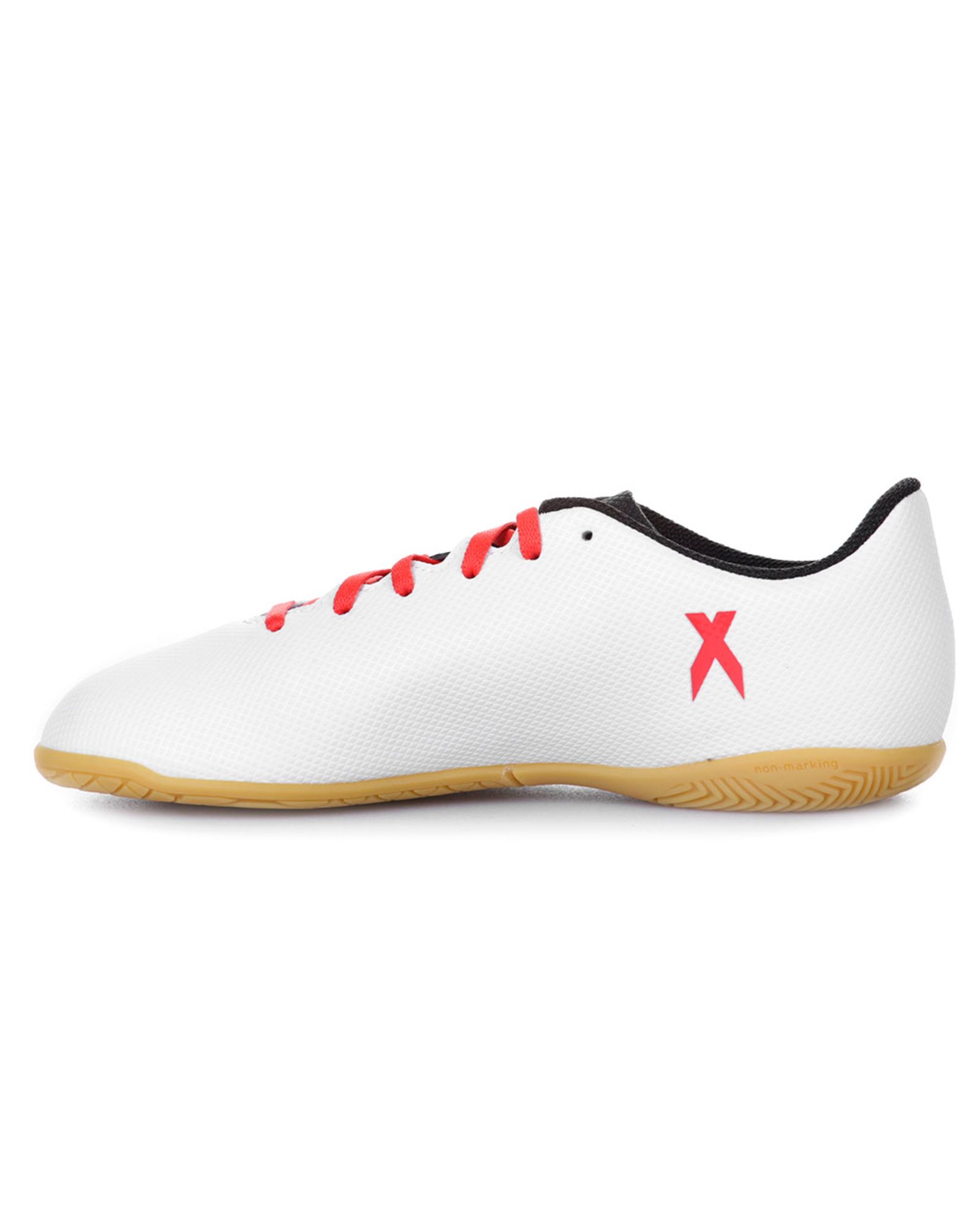 Zapatillas de Fútbol Sala X 17.4 Tango IN Junior Blanco Rojo - Fútbol Factory